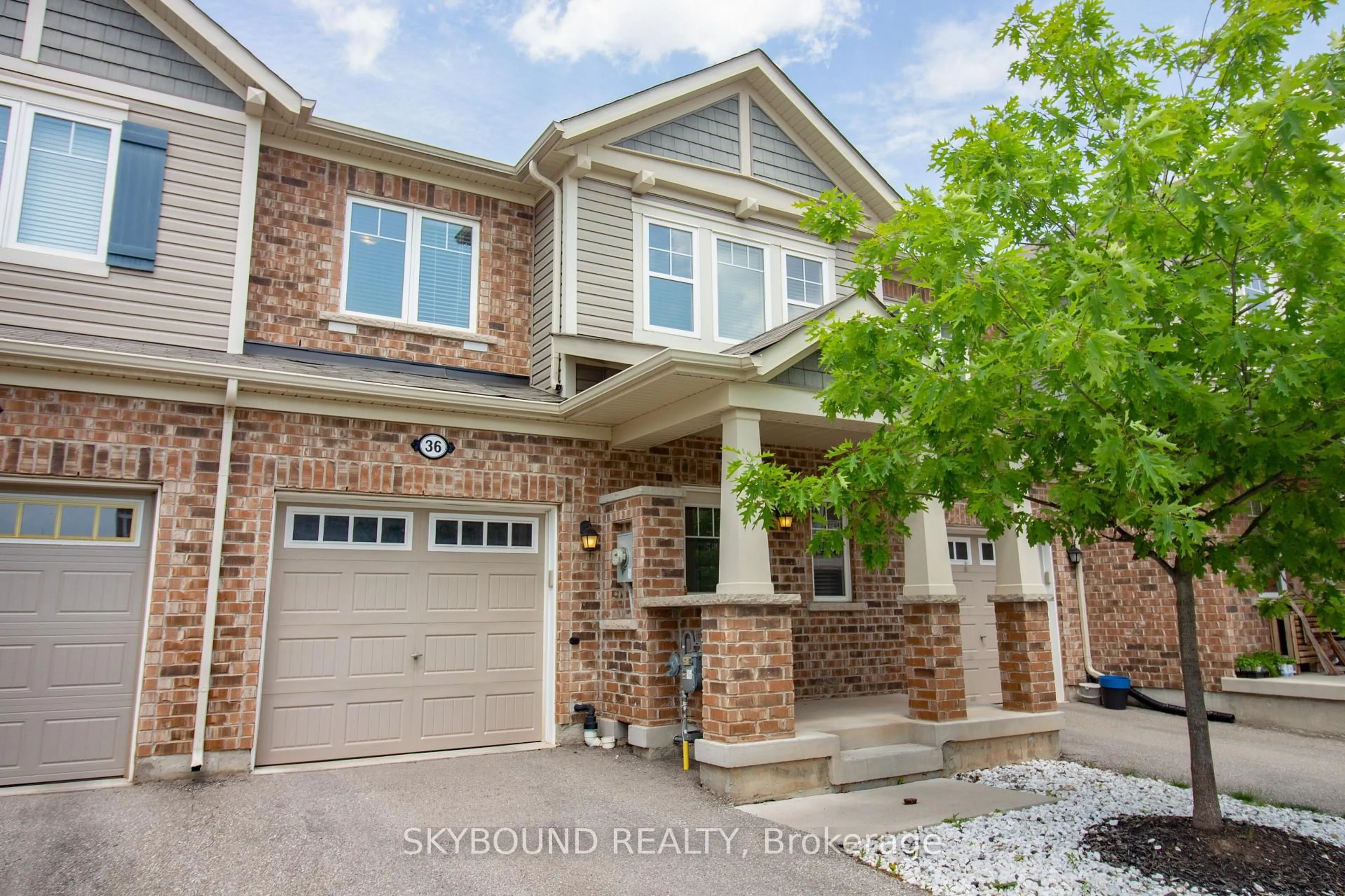 Home with brick exterior material, street for 22 Spring Creek Dr #36, Hamilton Ontario L8M 1V7