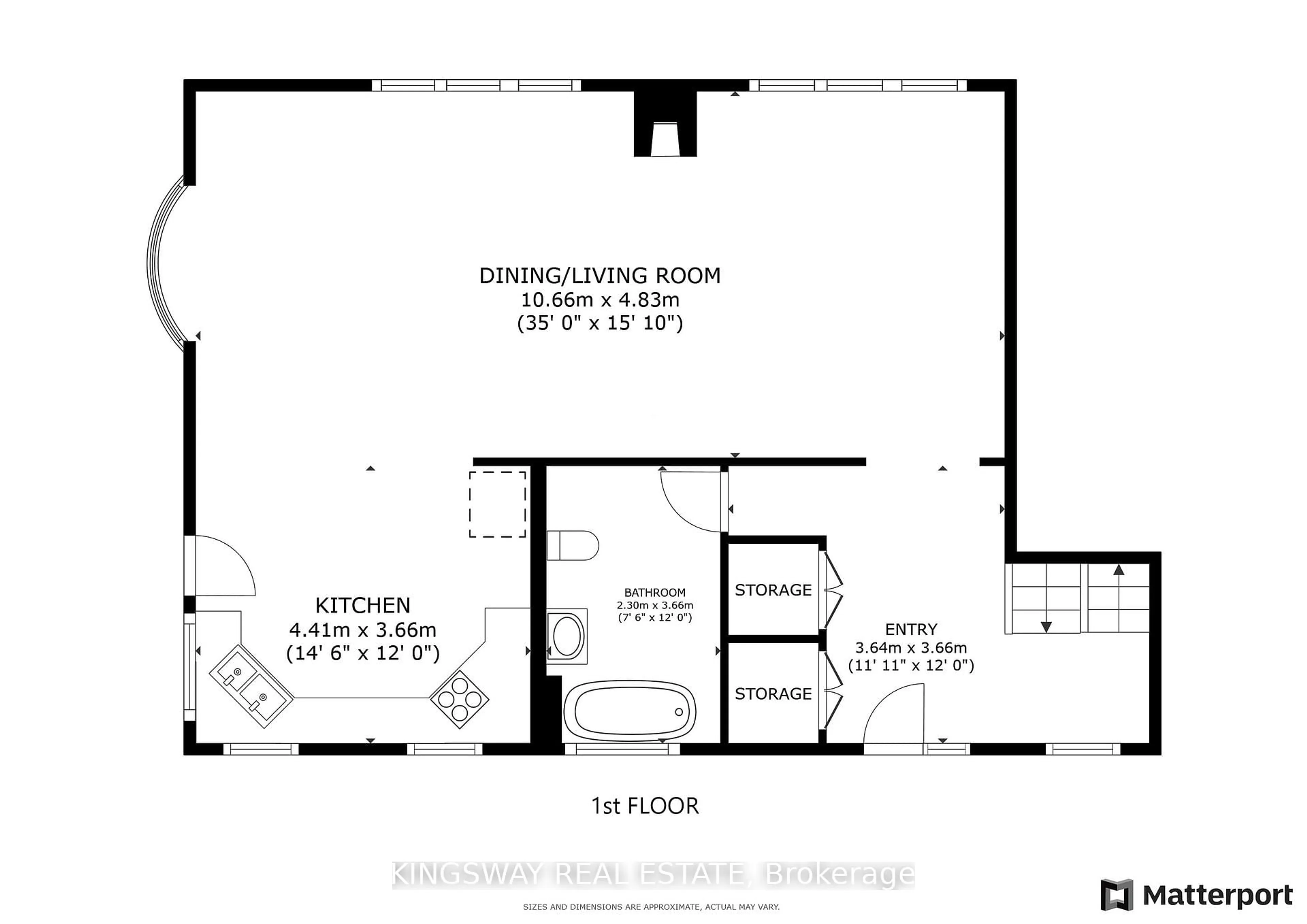 Floor plan for 325 Balsam Chutes Rd, Huntsville Ontario P0B 1L0