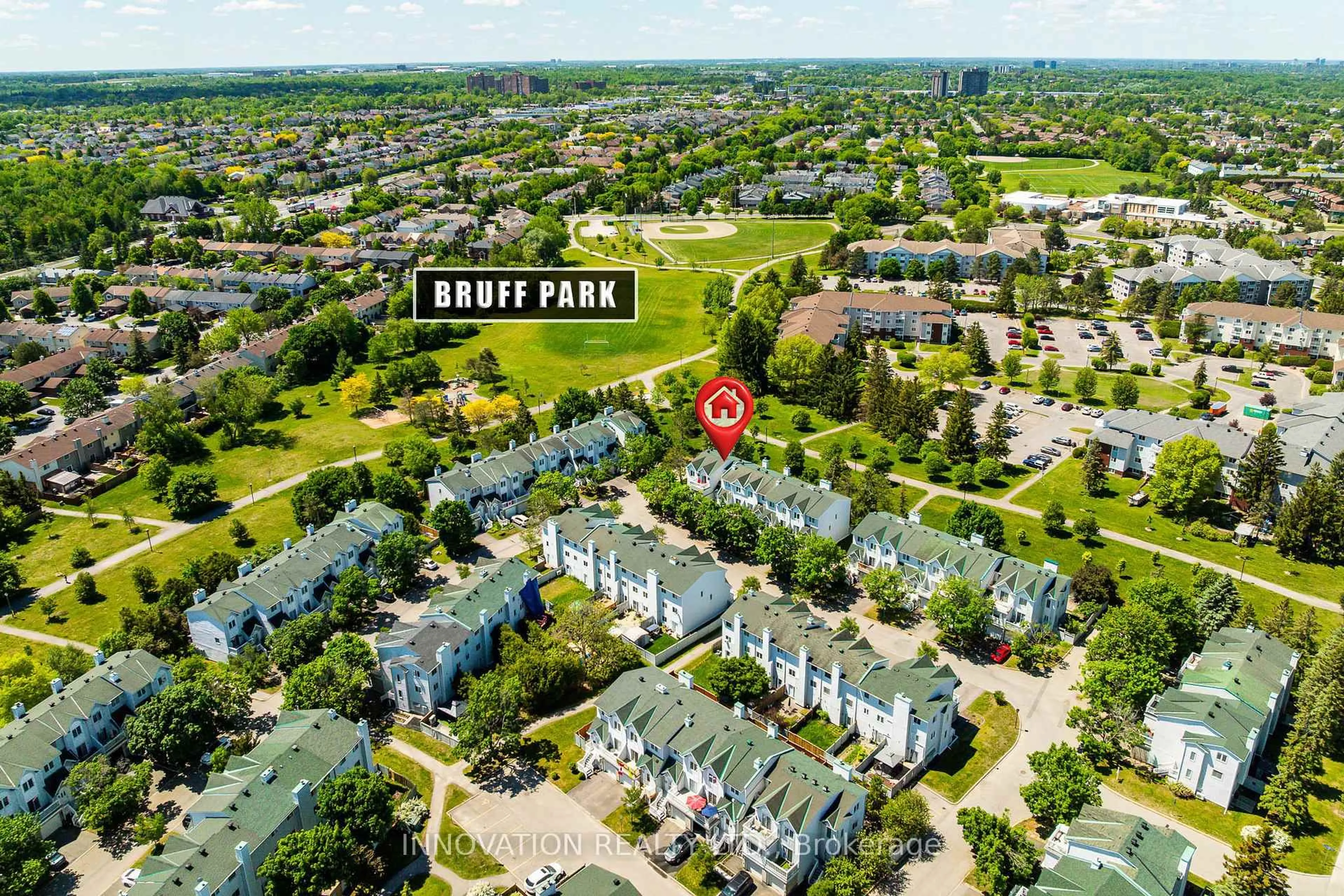 A pic from outside/outdoor area/front of a property/back of a property/a pic from drone, street for 122 Castlegreen Private #58, Ottawa Ontario K1T 3N2