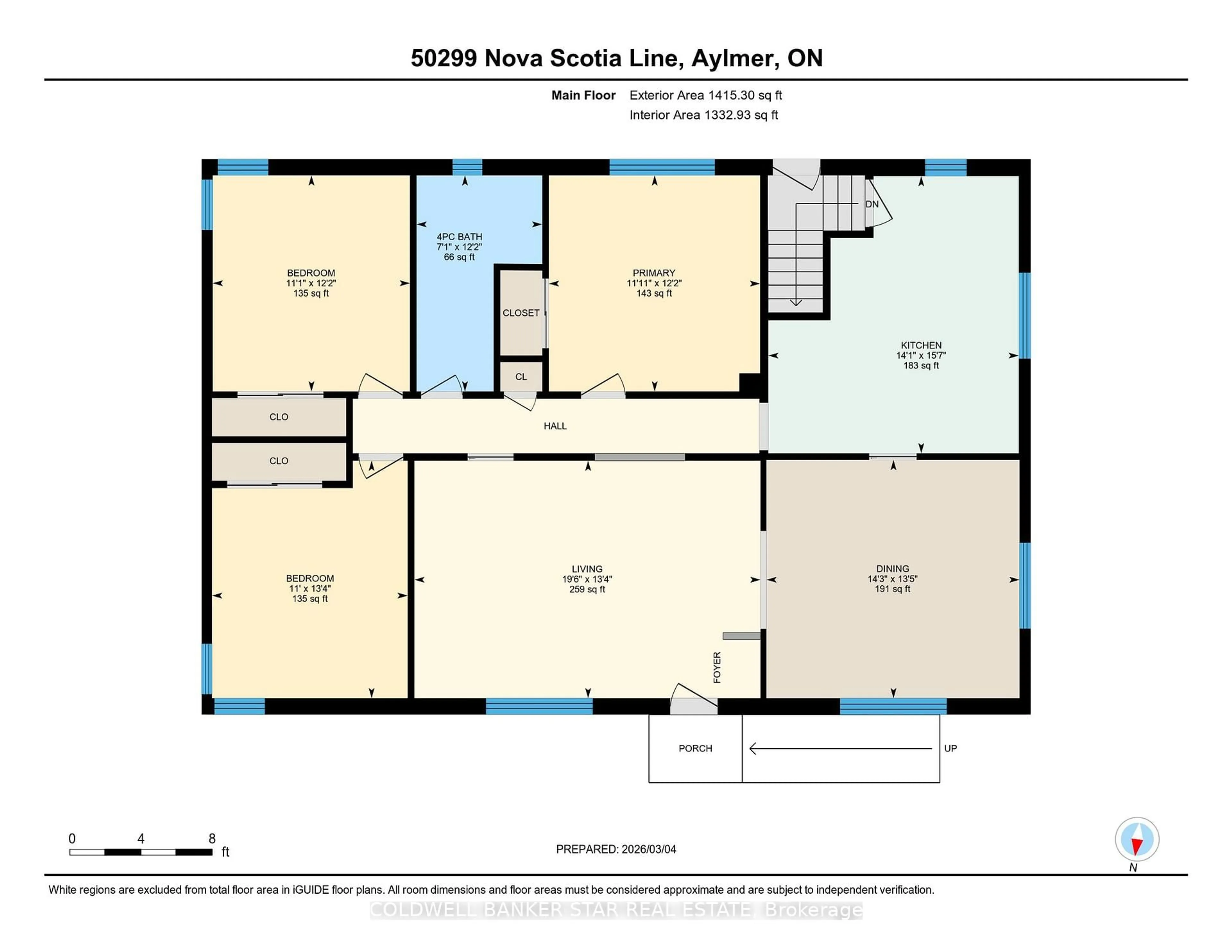 Floor plan for 50299 Nova Scotia Line, Malahide Ontario N5H 2R2