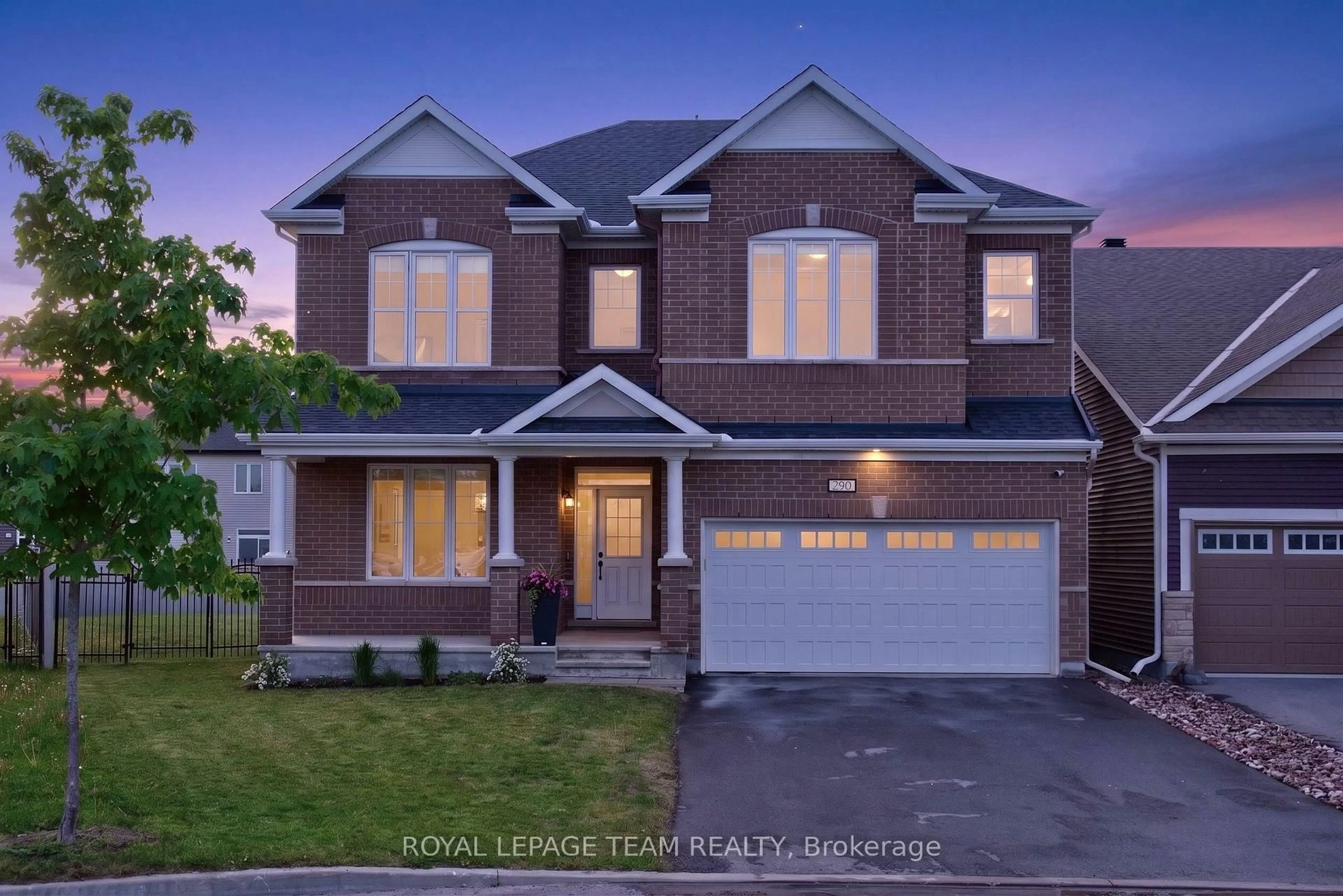 Home with brick exterior material, street for 290 Ponderosa St, Ottawa Ontario K2V 0N4