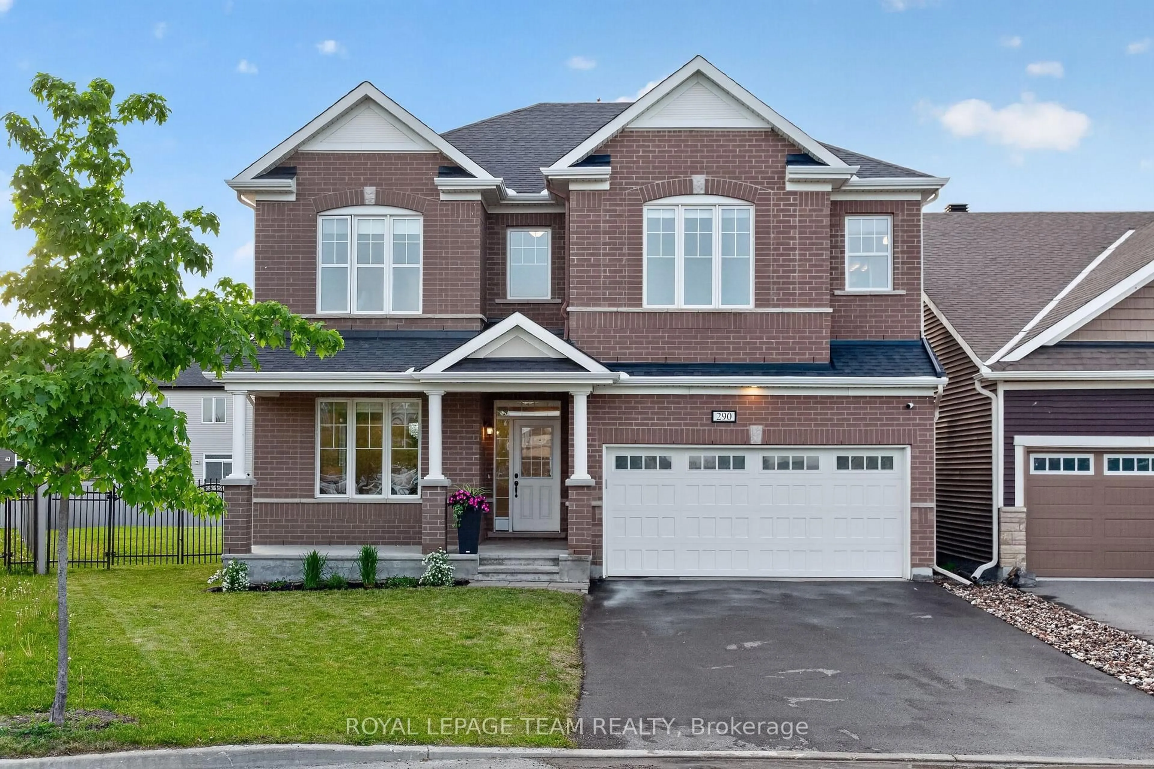Home with brick exterior material, street for 290 Ponderosa St, Ottawa Ontario K2V 0N4