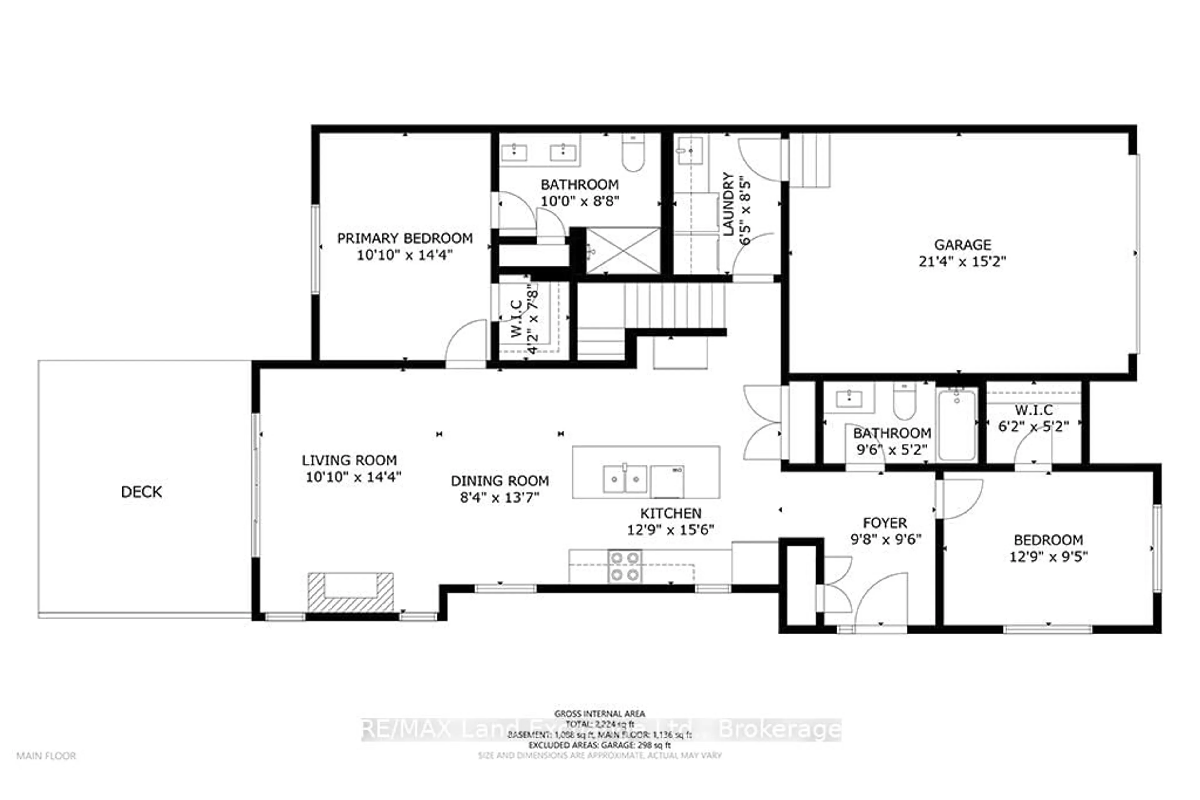 Floor plan for 1 Eagle Crt #1, Saugeen Shores Ontario N0H 2C3