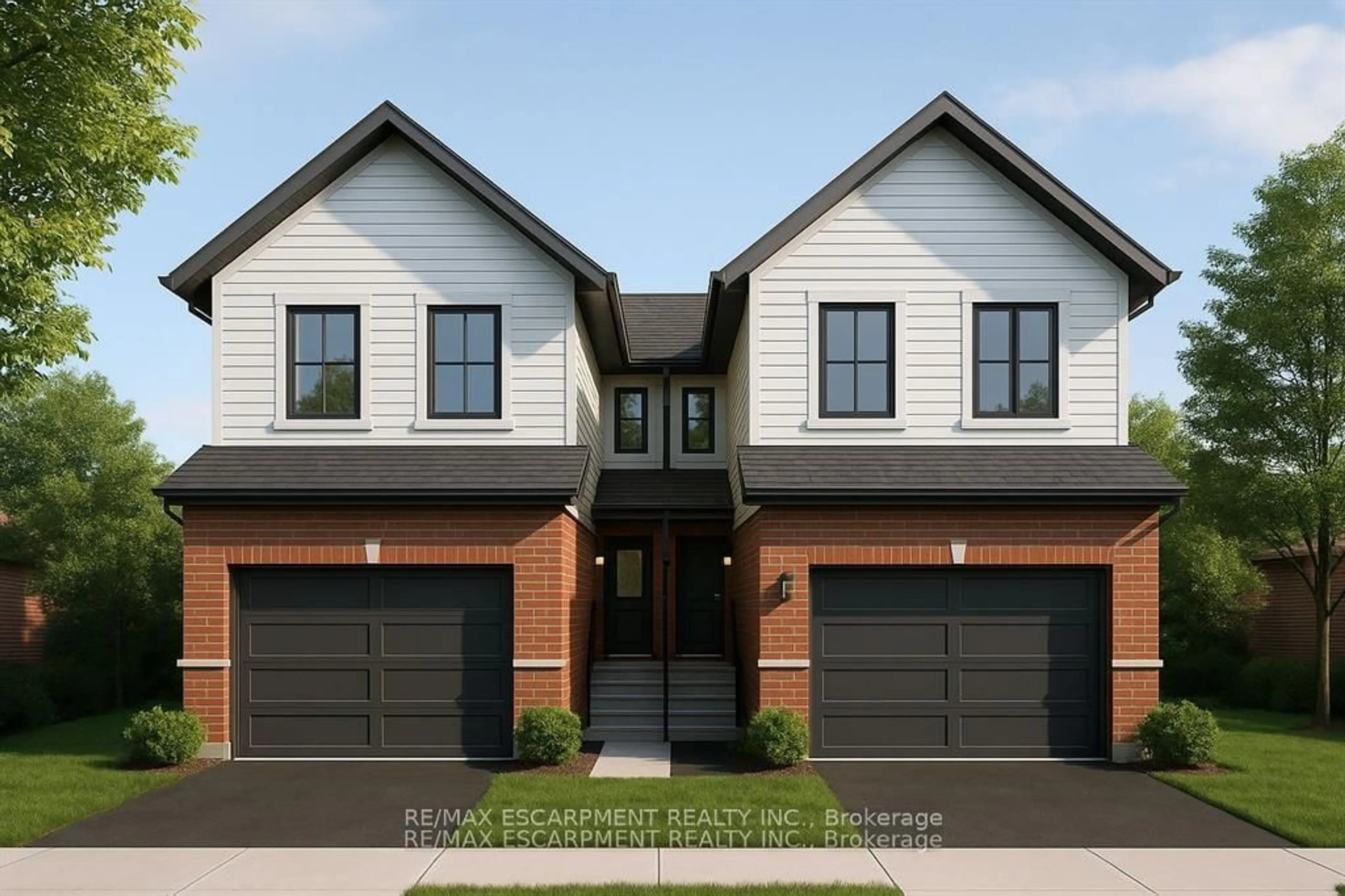 Home with brick exterior material, street for 55 Cielo Crt, Hamilton Ontario L9B 0J1