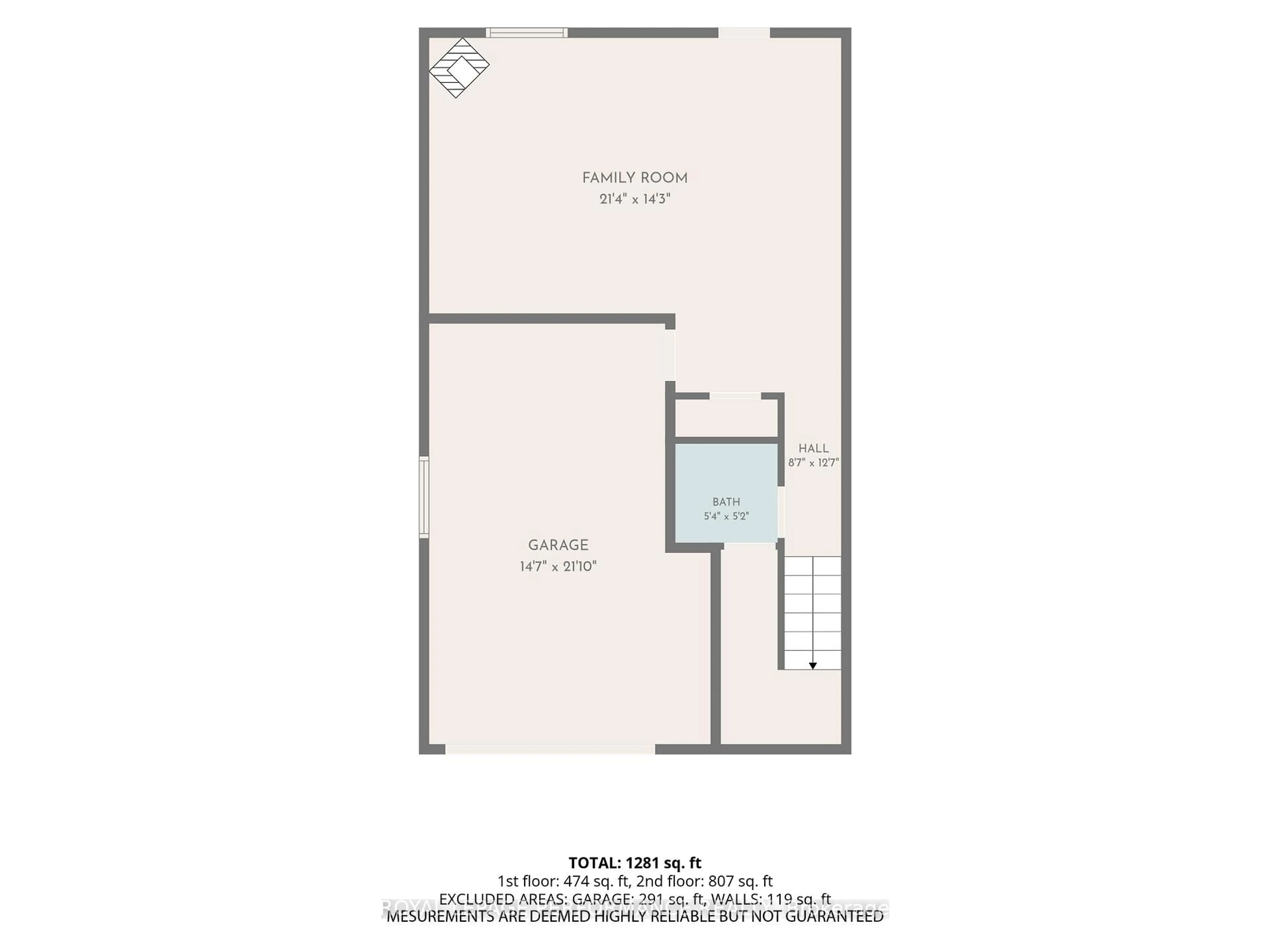 Floor plan for 433 Tupper St, Hawkesbury Ontario K6A 3L9