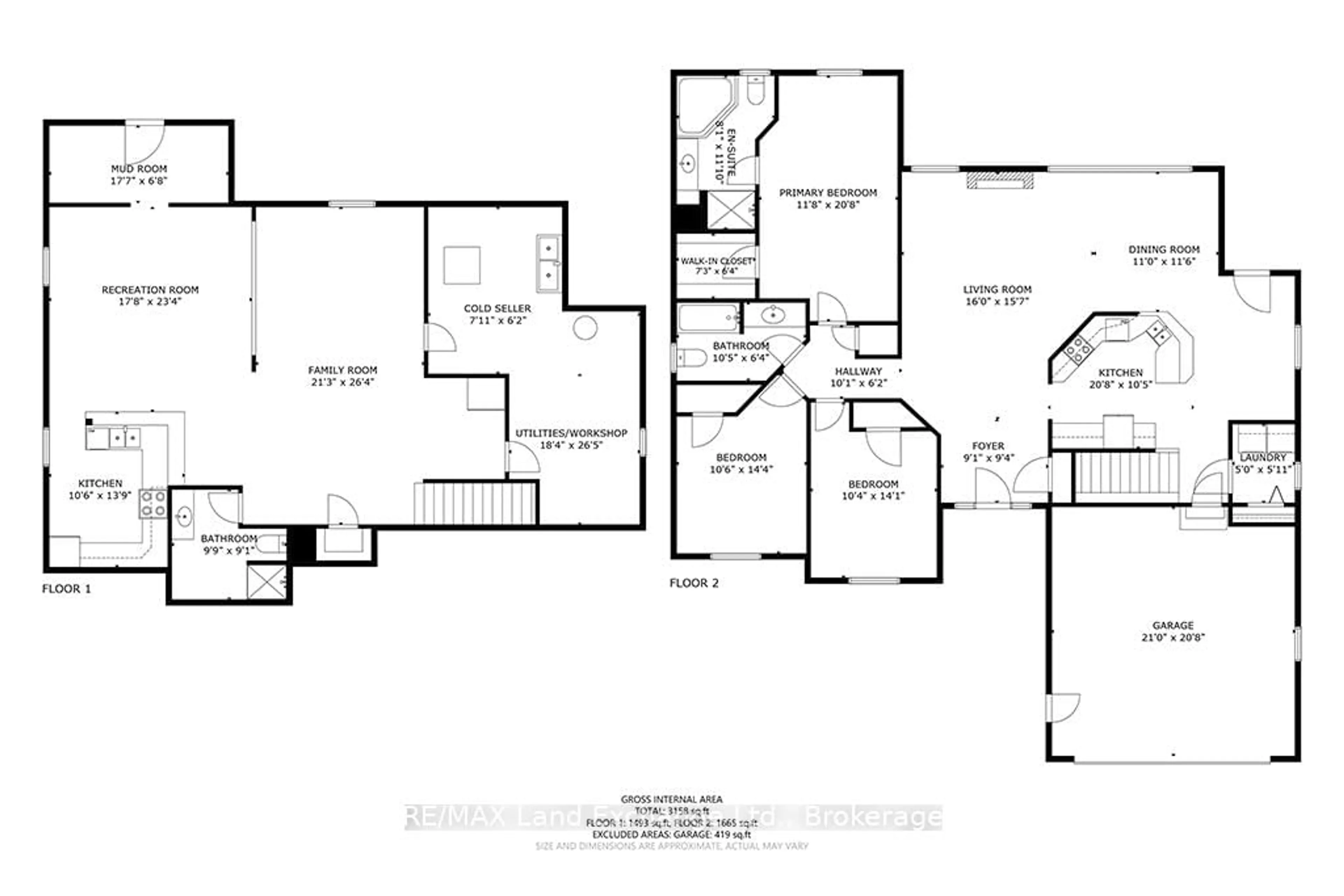 Floor plan for 478 Bluewater Dr, Saugeen Shores Ontario N0H 2C1