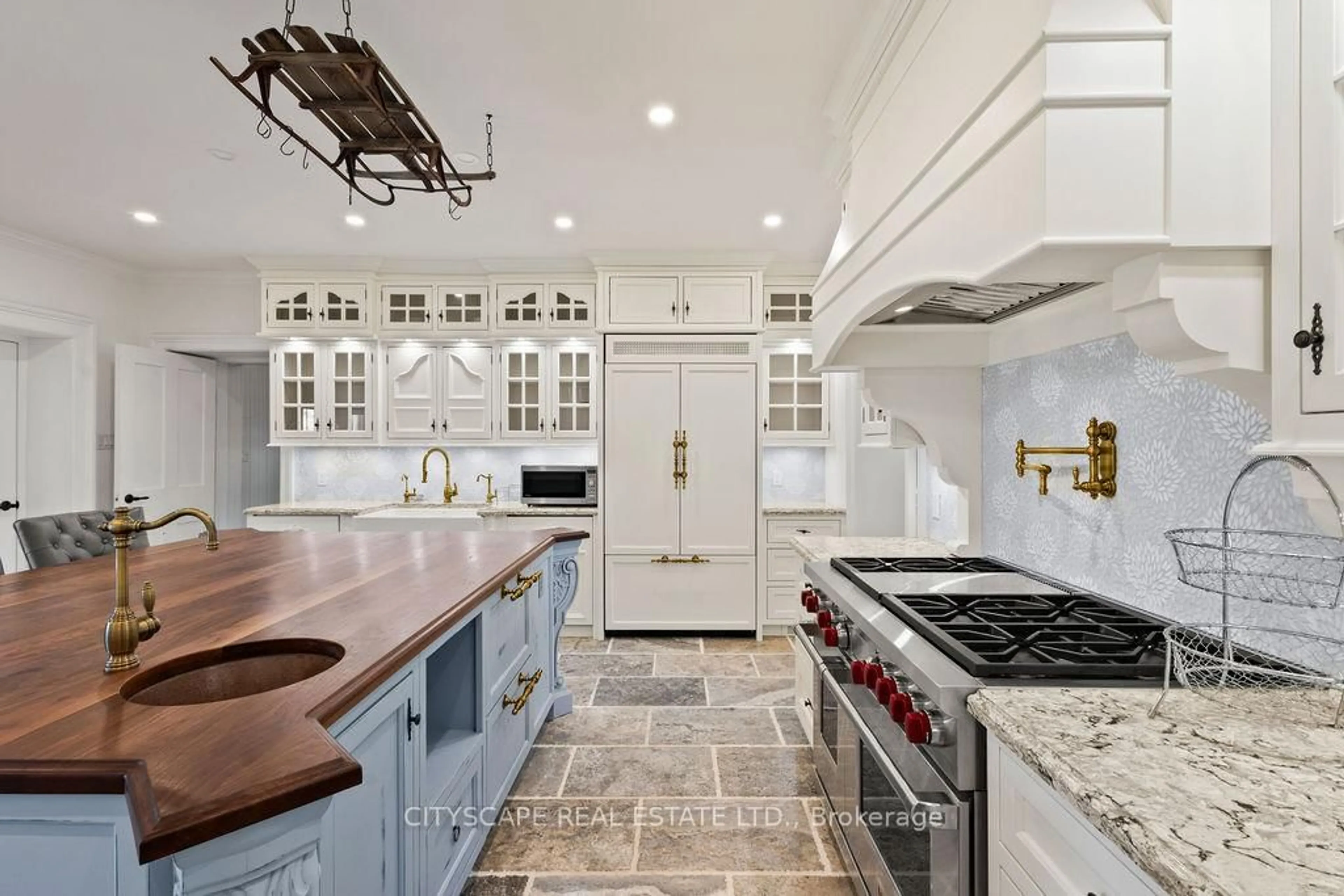 Contemporary kitchen, ceramic/tile floor for 5008 Ninth Line, Erin Ontario N0B 1T0