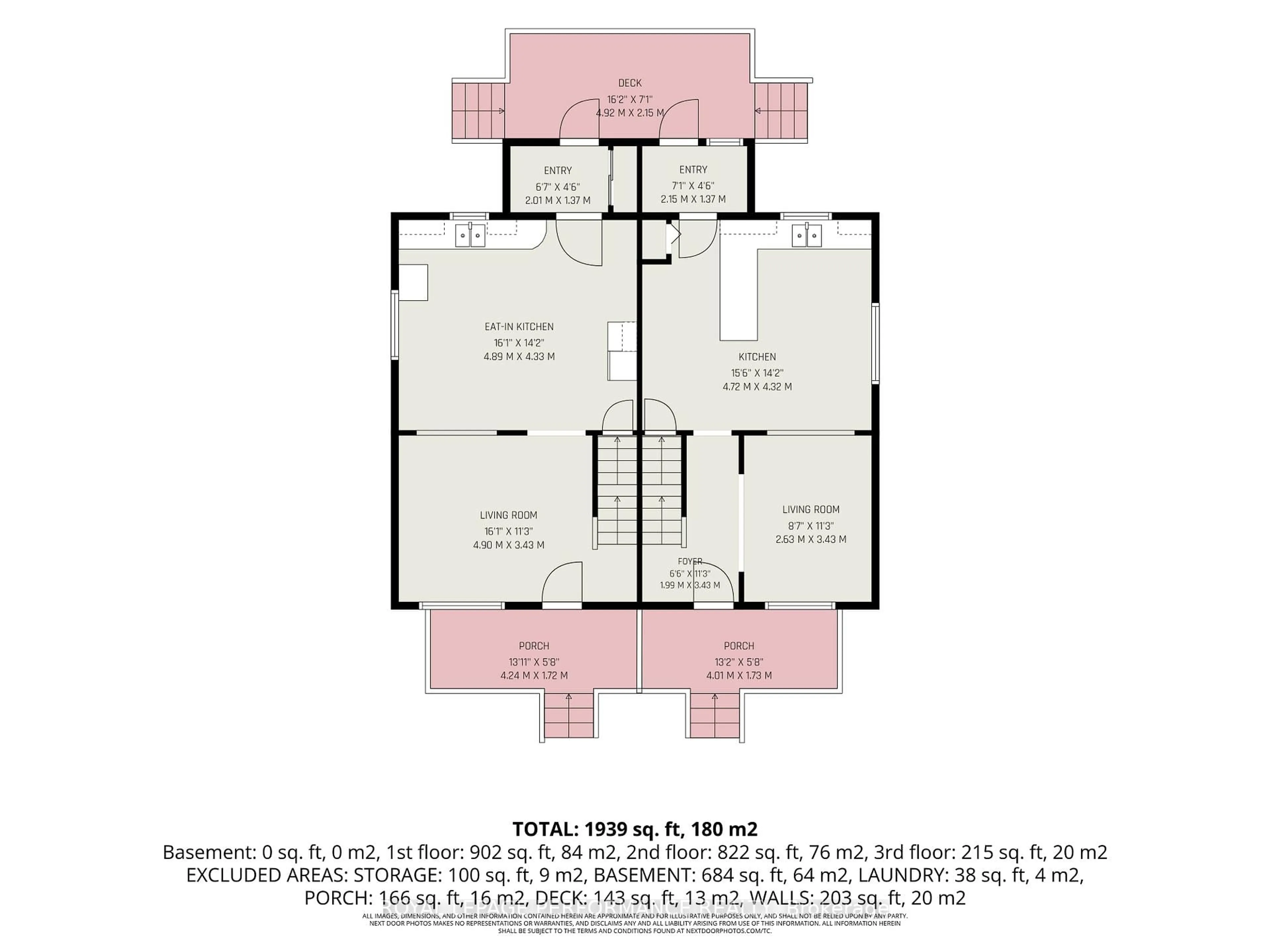 Floor plan for 50-52 Leonia St, Cornwall Ontario K6H 5L6