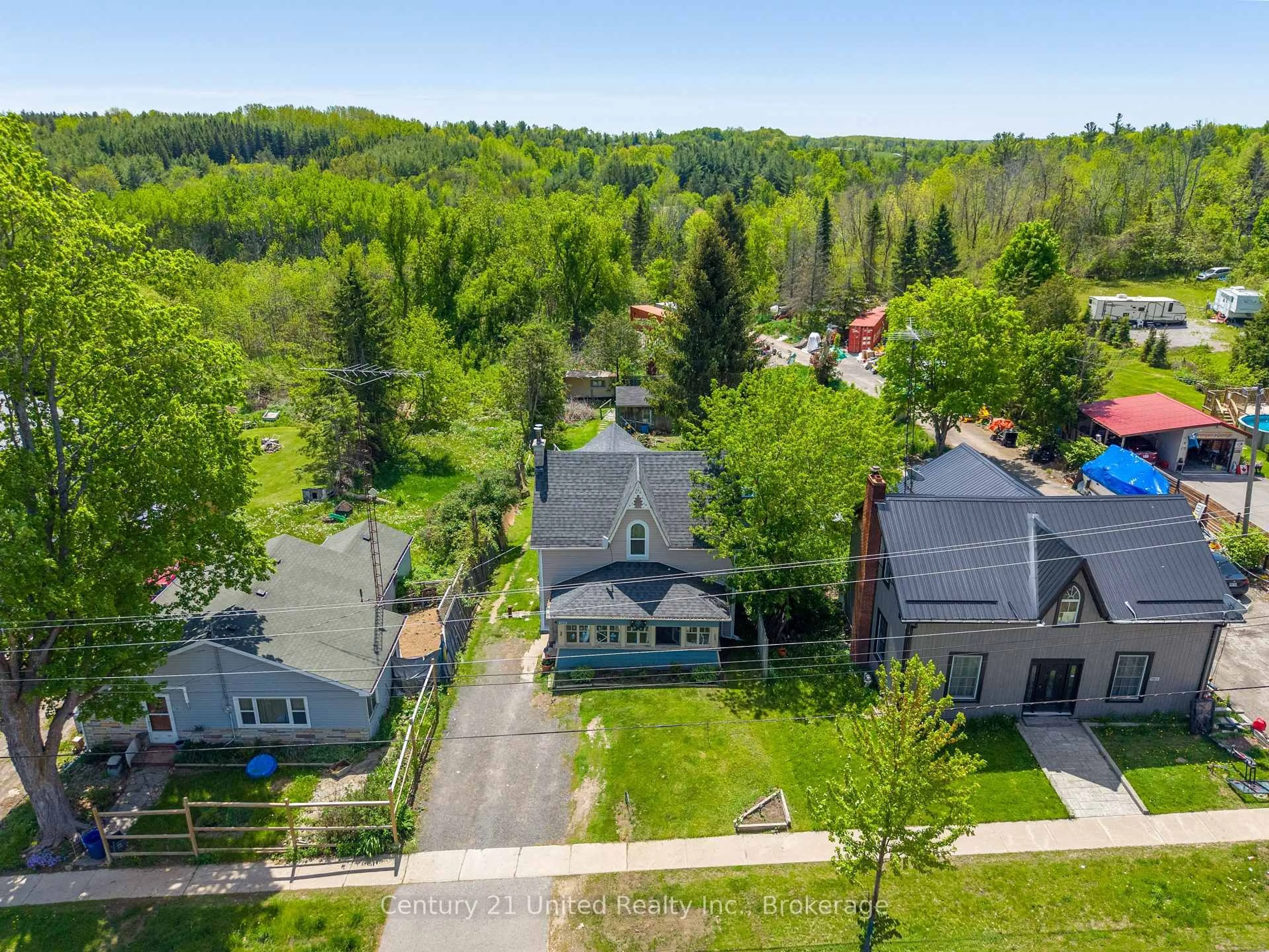 A pic from outside/outdoor area/front of a property/back of a property/a pic from drone, street for 11959 County Road 24 St, Alderville First Nation Ontario K0K 2X0