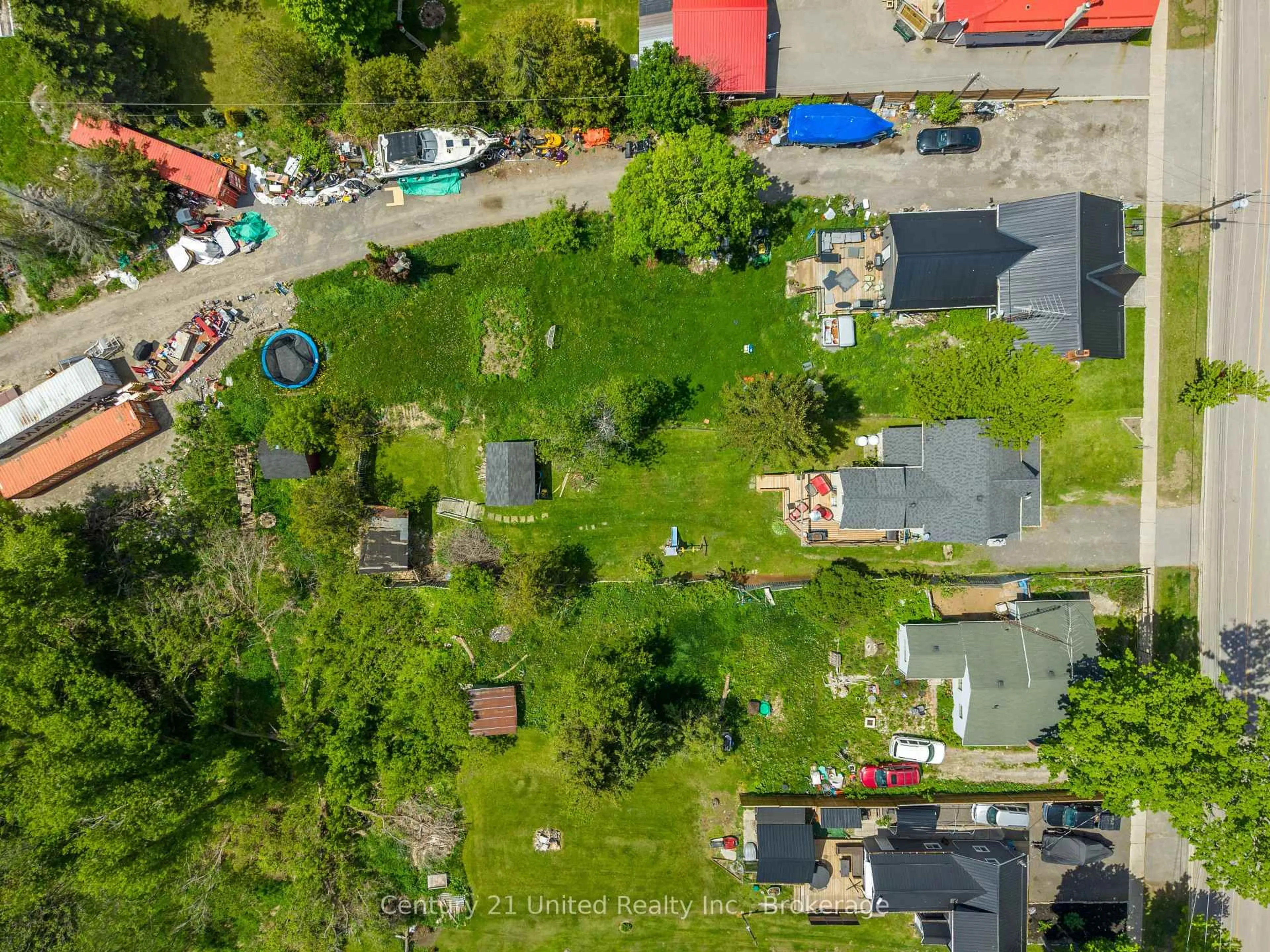 A pic from outside/outdoor area/front of a property/back of a property/a pic from drone, street for 11959 County Road 24 St, Alderville First Nation Ontario K0K 2X0