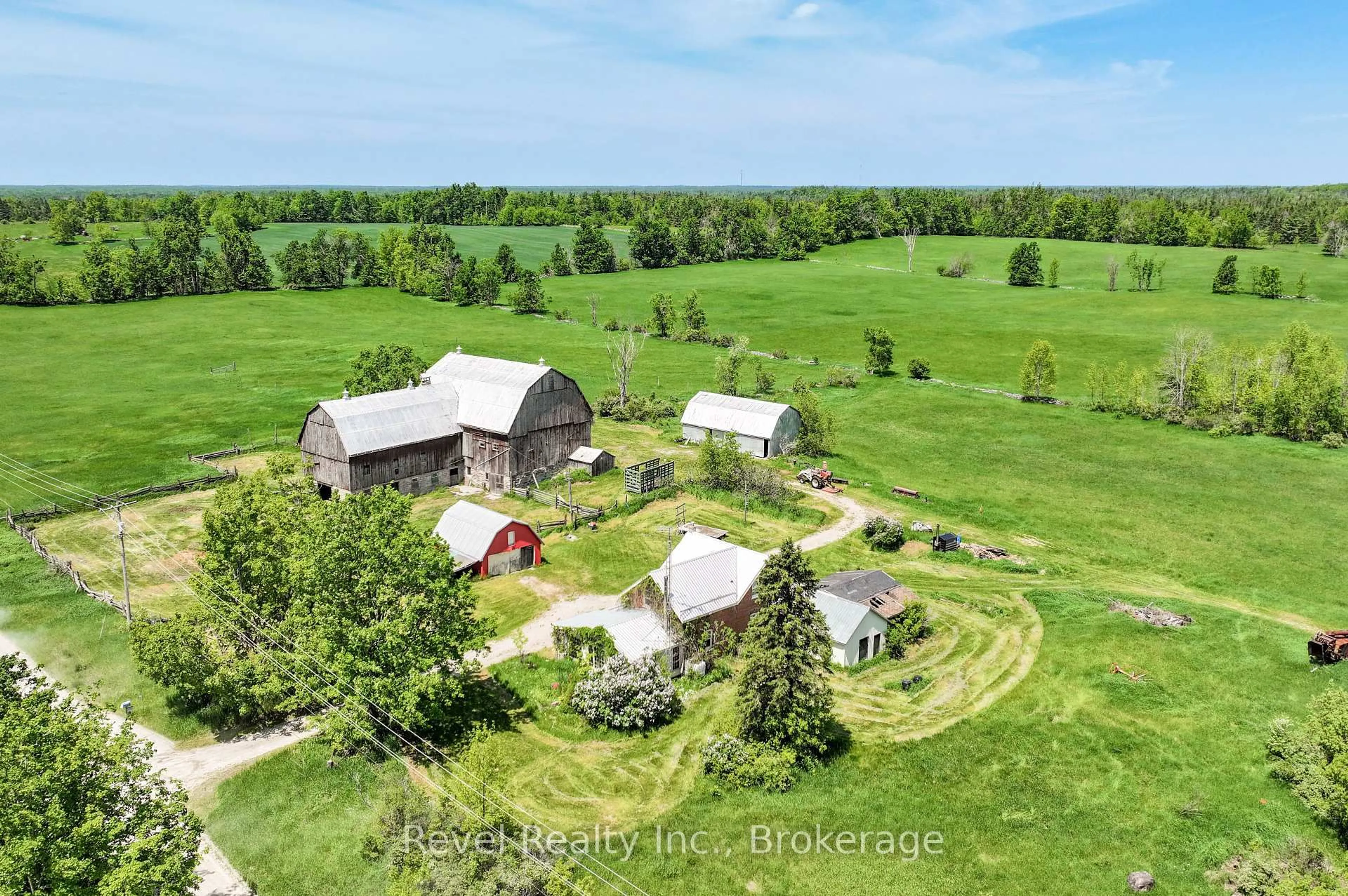 A pic from outside/outdoor area/front of a property/back of a property/a pic from drone, unknown for 203 Somerville Concession 5 Rd, Kawartha Lakes Ontario K0M 1K0