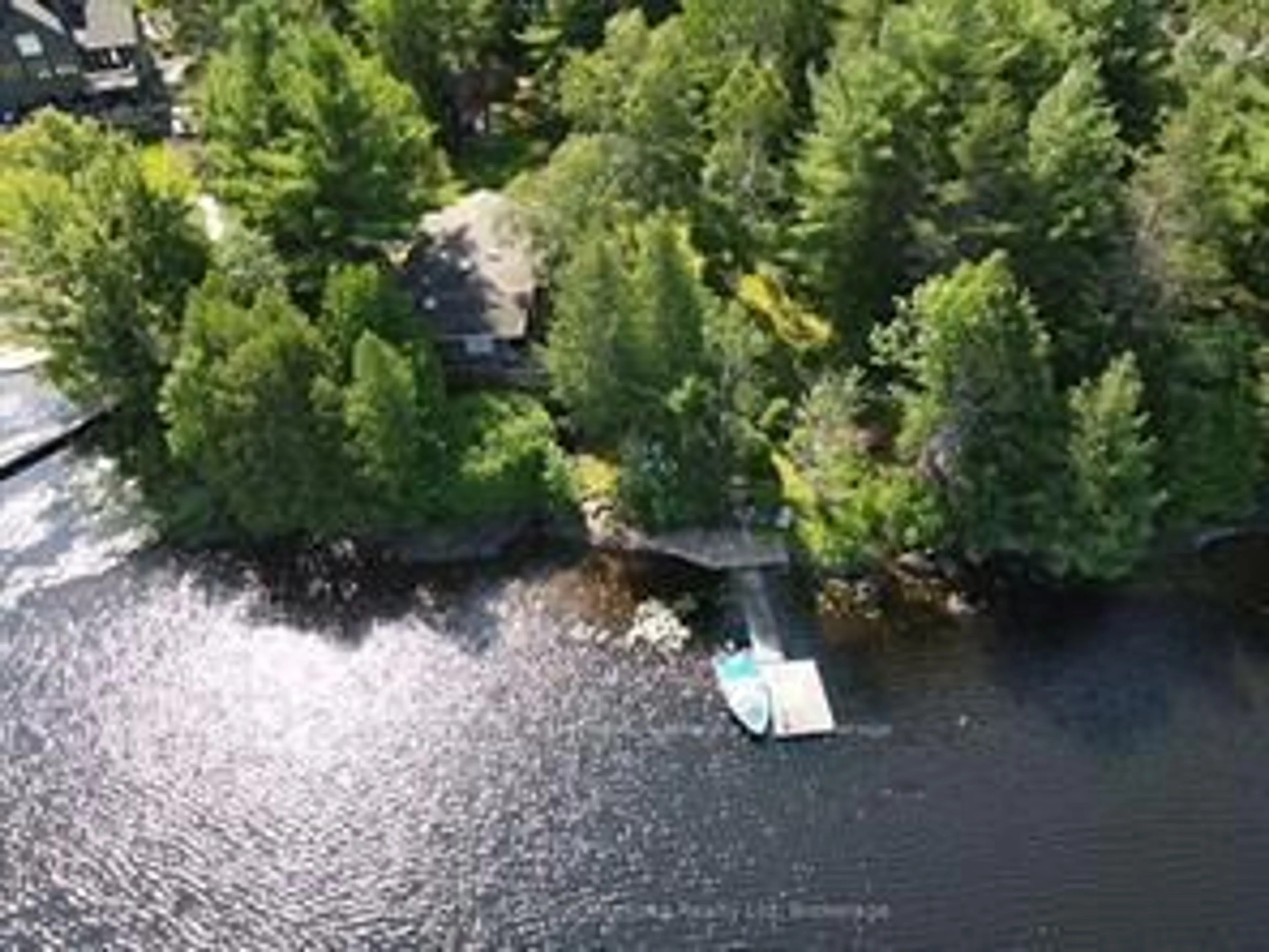 A pic from outside/outdoor area/front of a property/back of a property/a pic from drone, water/lake/river/ocean view for 91 Gibson Bay Rd, Whitestone Ontario P0A 1G0