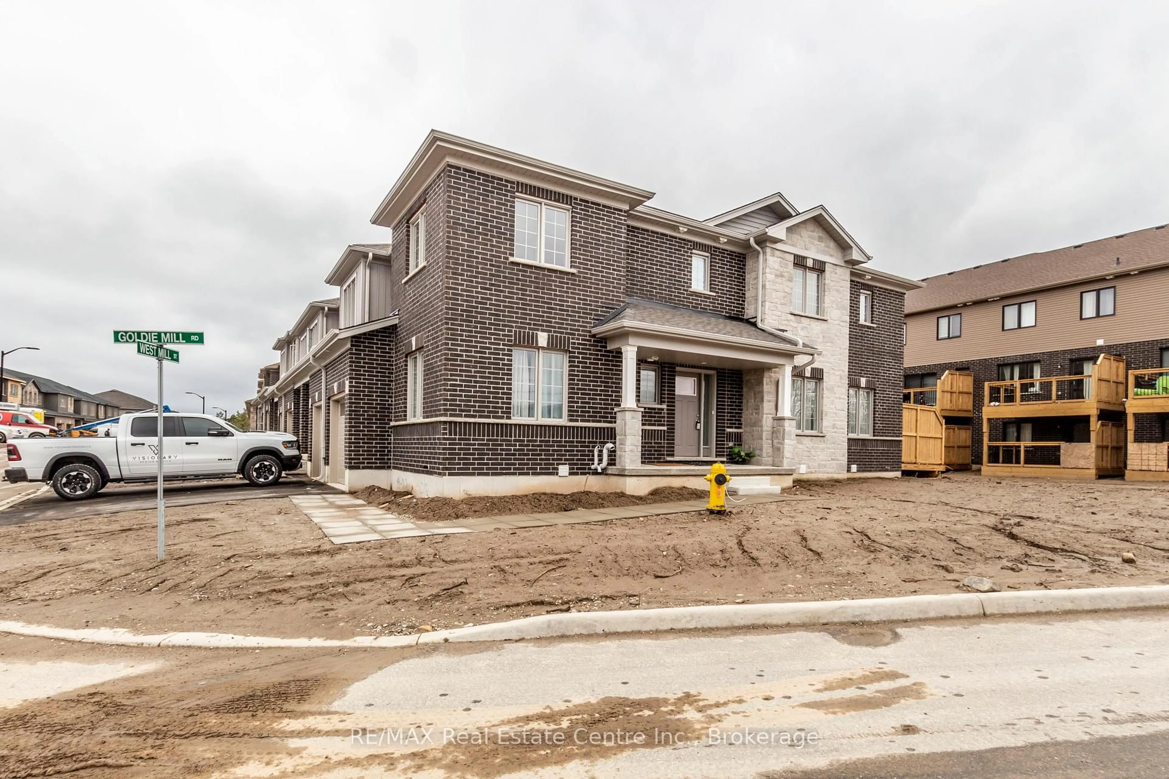 Home with brick exterior material, street for 1 West Mill St #1, North Dumfries Ontario N0B 1E0