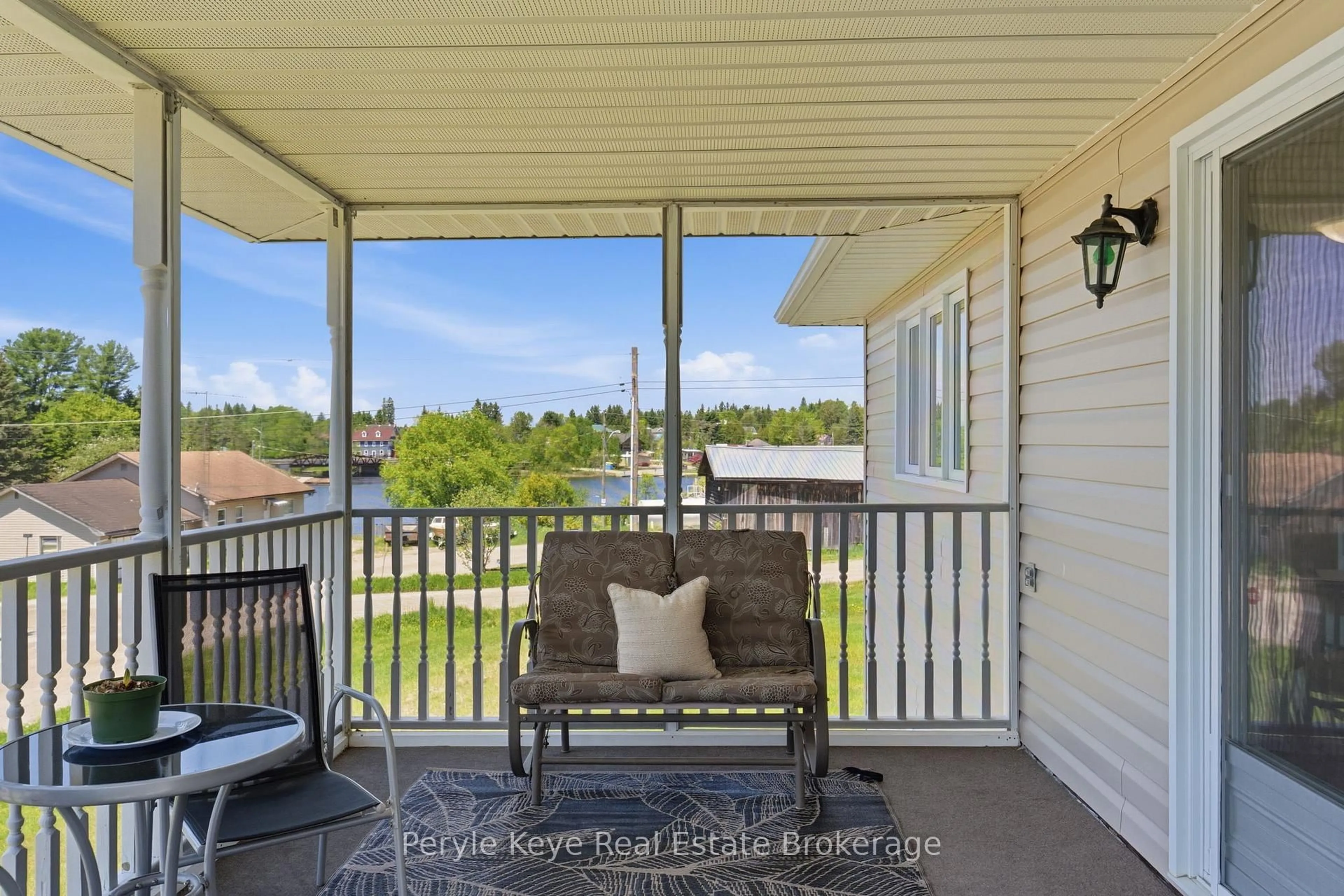Patio, water/lake/river/ocean view for 81 Miller St, Magnetawan Ontario P0A 1P0