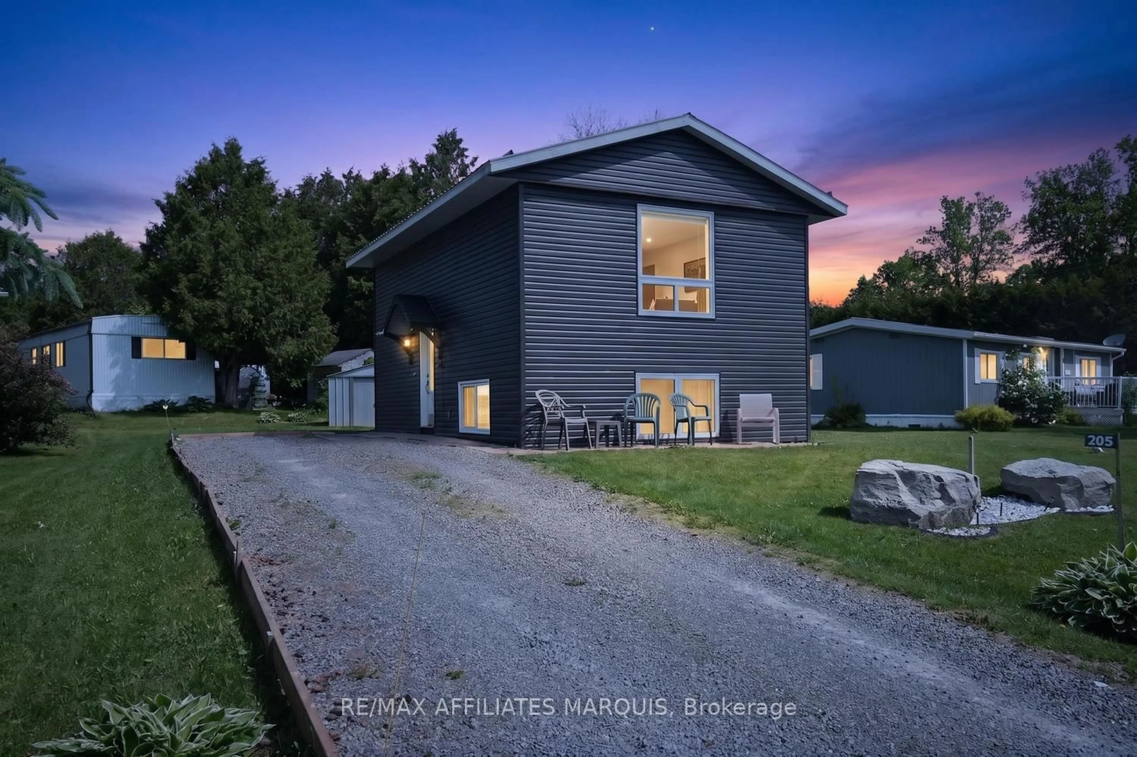 A pic from outside/outdoor area/front of a property/back of a property/a pic from drone, unknown for 26 Salmon Side Rd #205, Rideau Lakes Ontario K7A 4S5