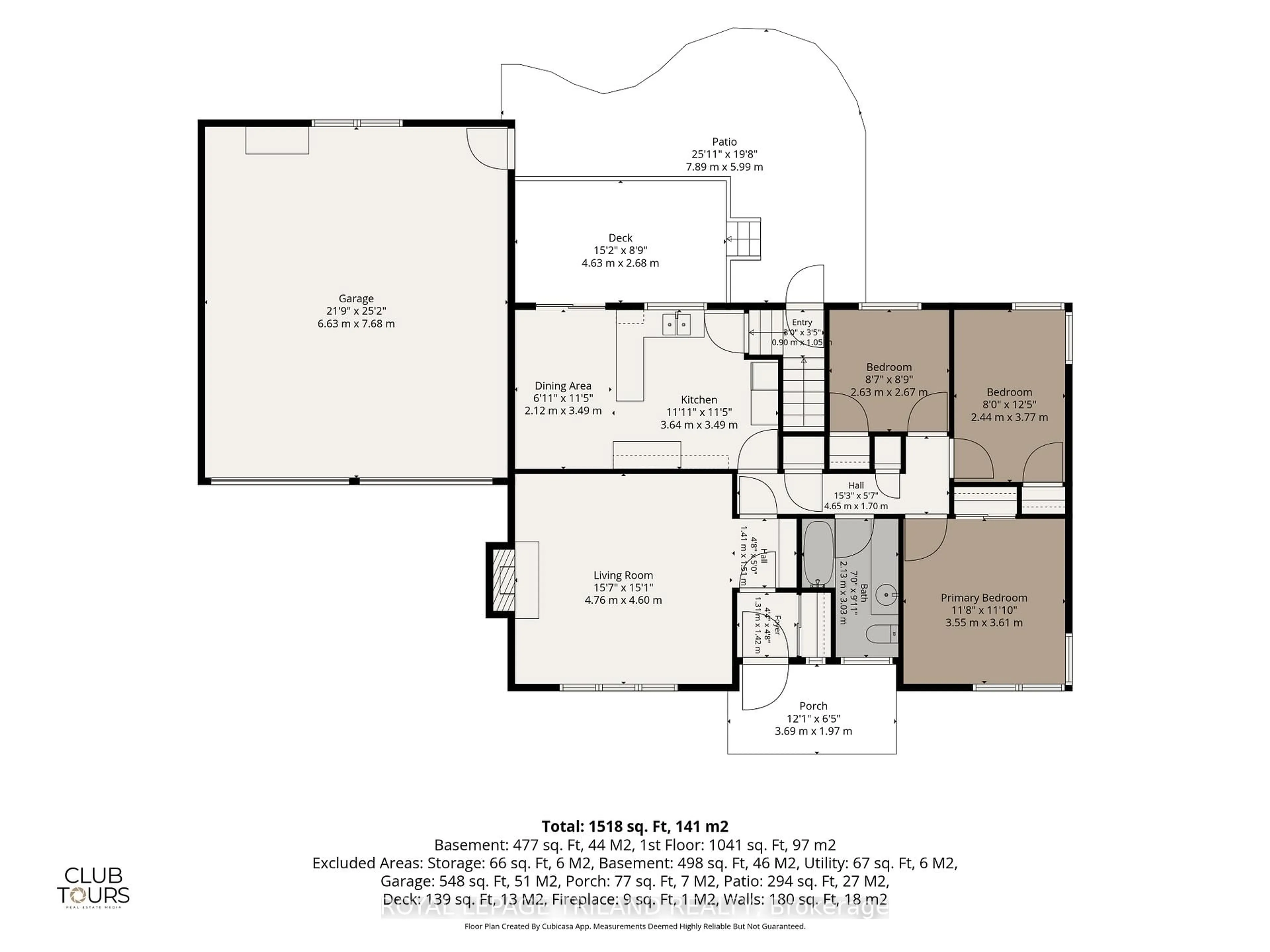 Floor plan for 1492 North Vernon Ave, London North Ontario N5X 1N6