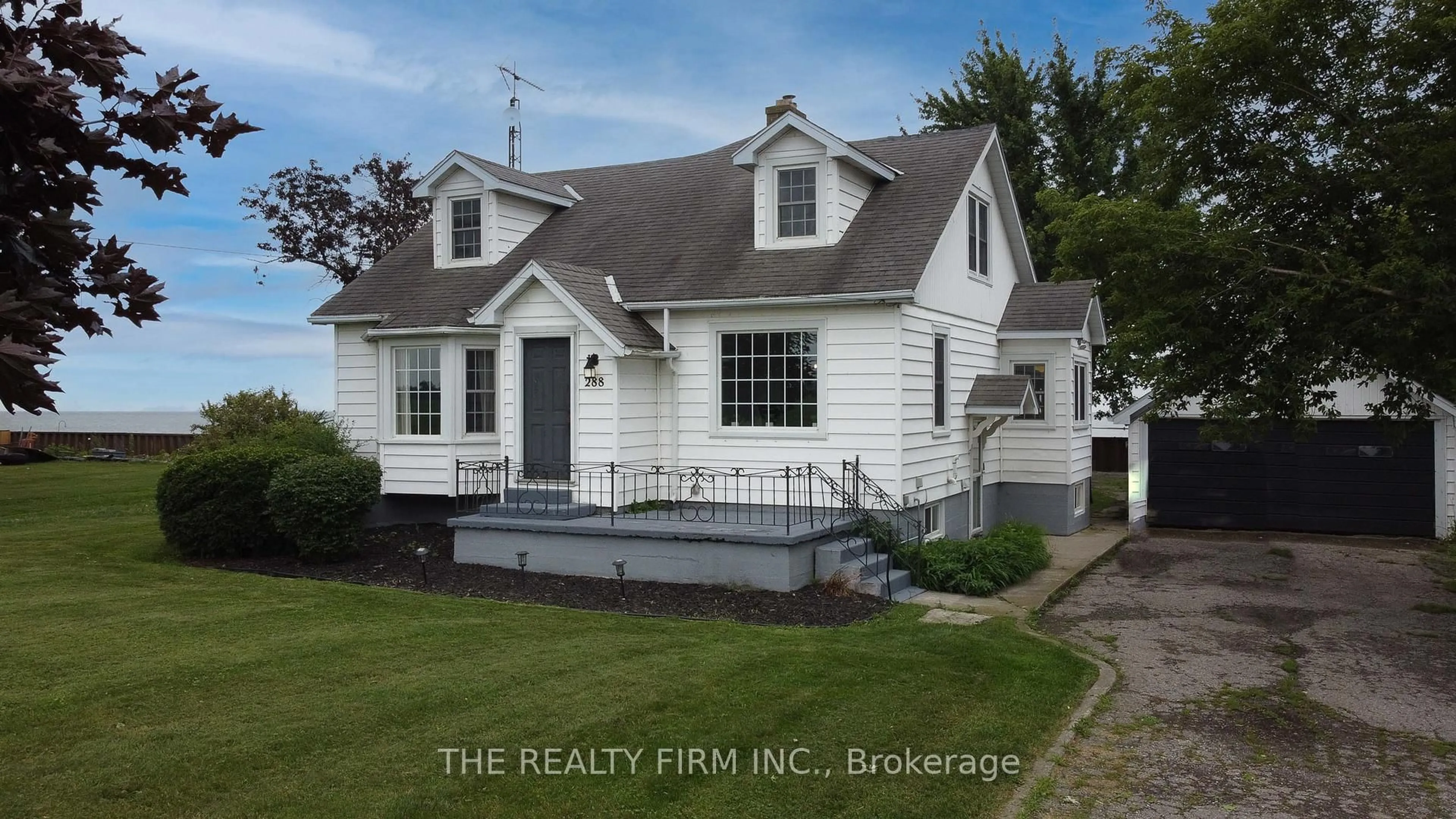 Home with vinyl exterior material, street for 18378 Erie Shore Dr, Chatham-Kent Ontario N0P 1A0