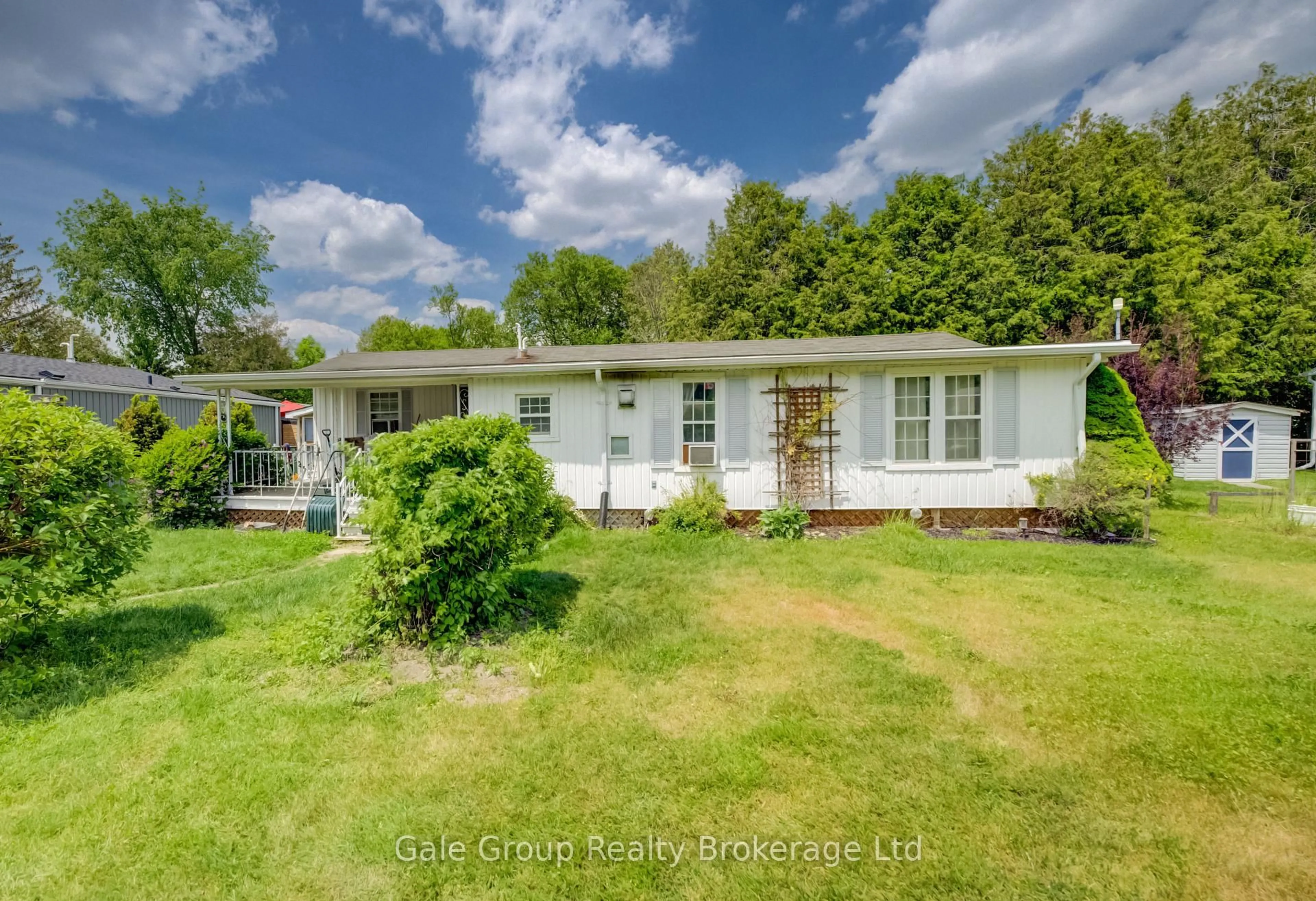 A pic from outside/outdoor area/front of a property/back of a property/a pic from drone, water/lake/river/ocean view for 495856 10th Line, East Zorra-Tavistock Ontario N4S 7V7