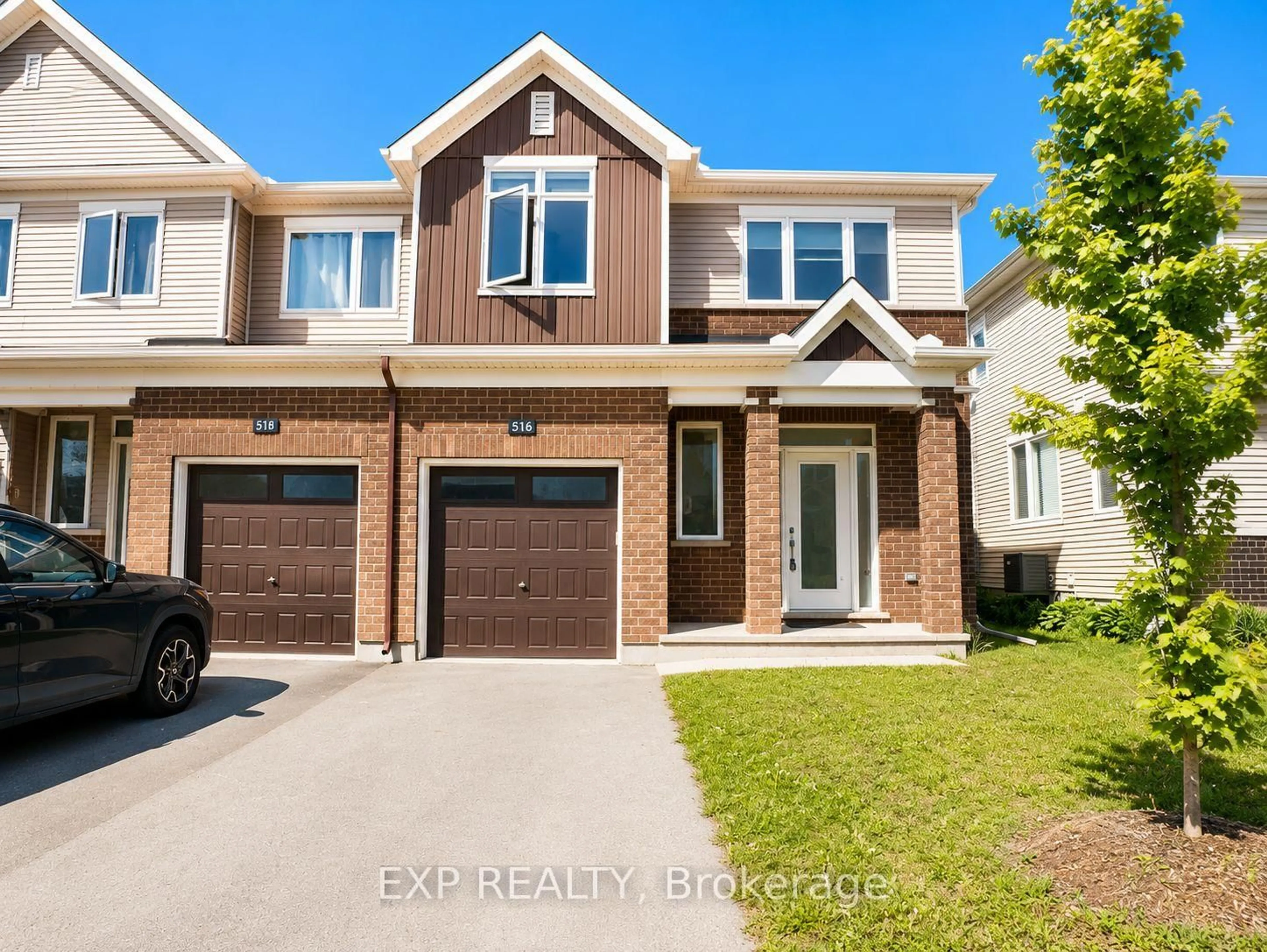 Home with brick exterior material, street for 516 Loury Row, Ottawa Ontario K1W 0M7