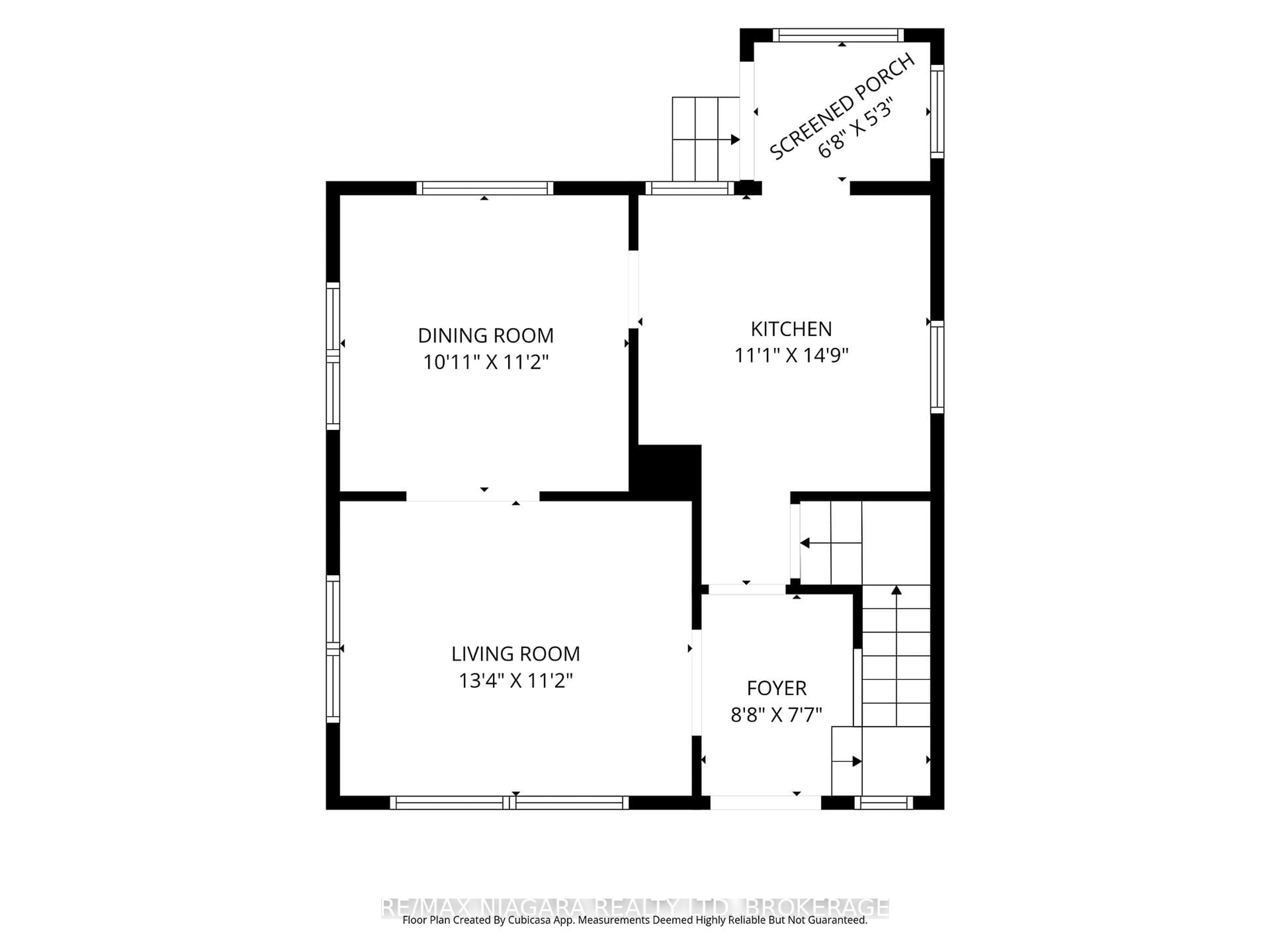 Floor plan for 6393 High St, Niagara Falls Ontario L2G 1M9