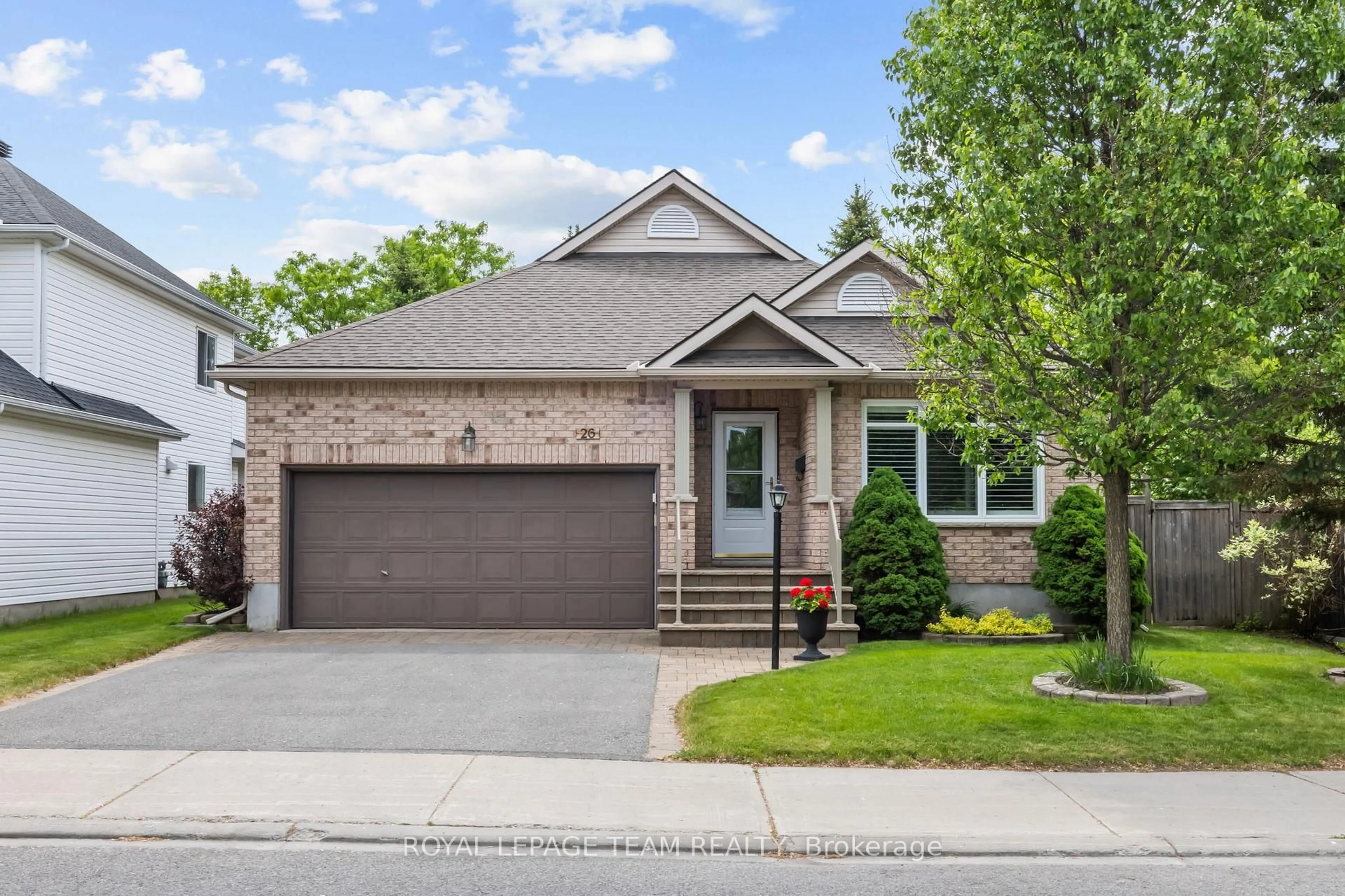Home with brick exterior material, street for 26 Escade Dr, Ottawa Ontario K2G 6R9