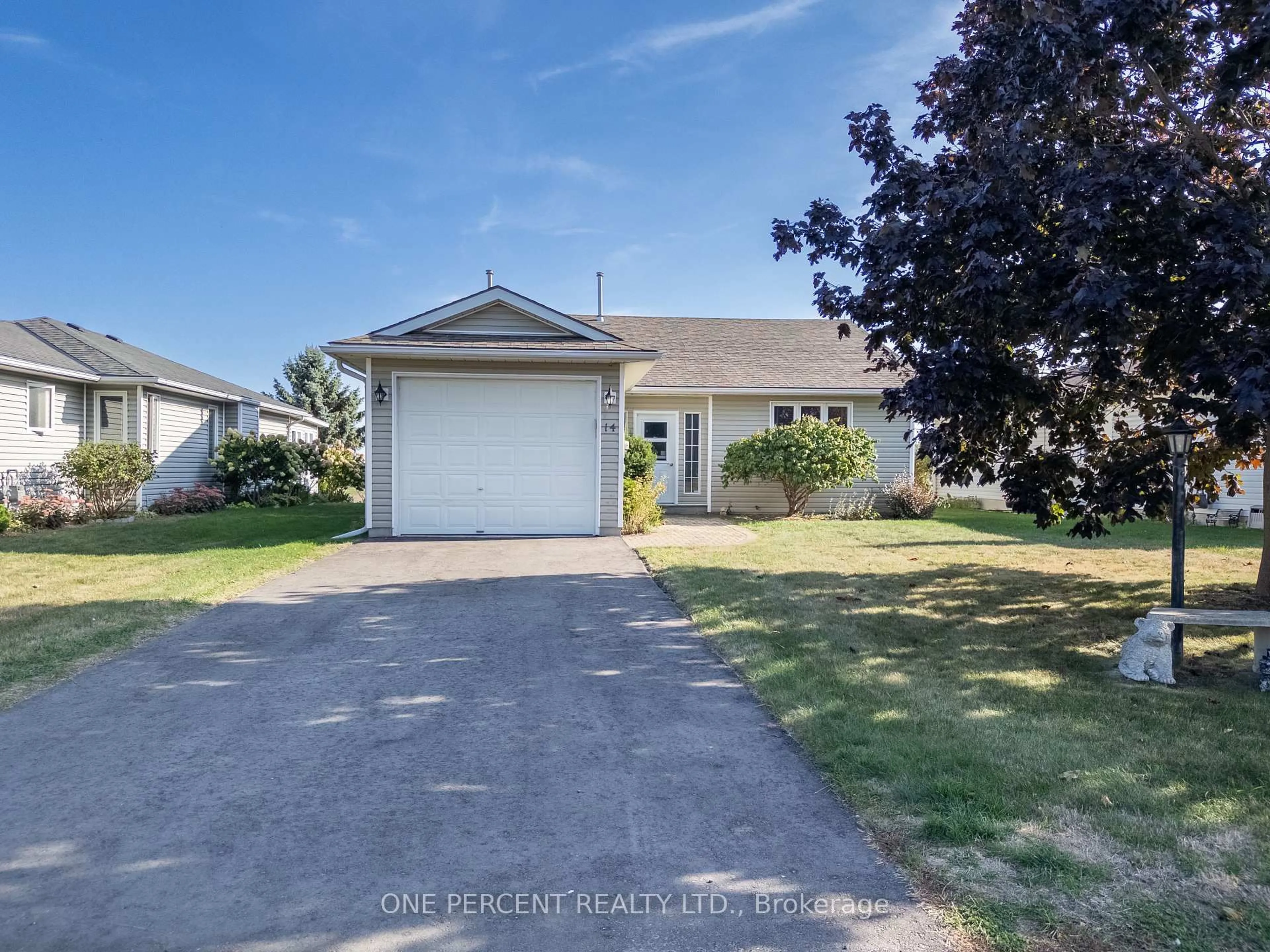 A pic from outside/outdoor area/front of a property/back of a property/a pic from drone, street for 14 Elmdale Dr, Prince Edward County Ontario K0K 3L0