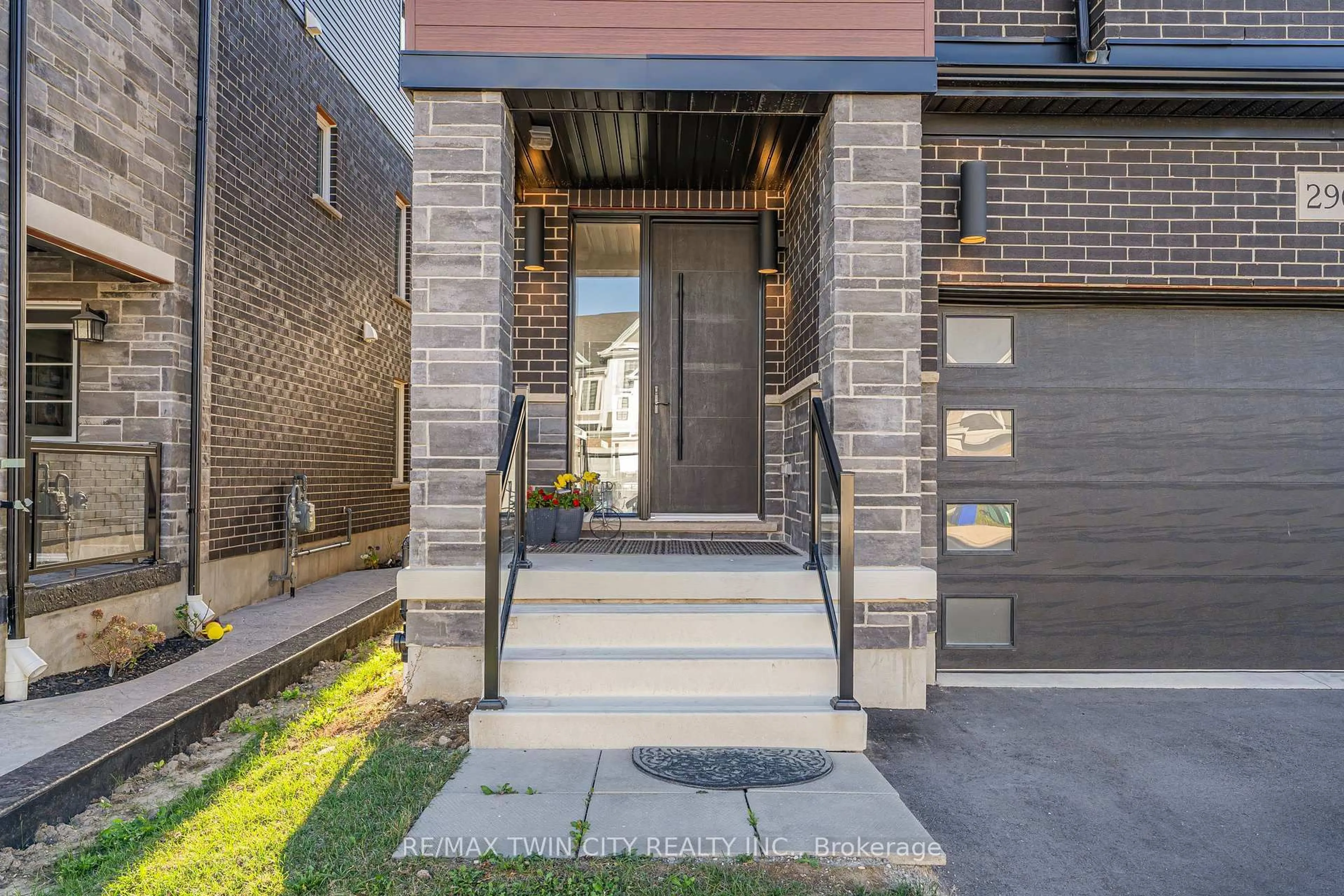 Home with brick exterior material, street for 296 Raspberry Pl, Waterloo Ontario N2V 0H3