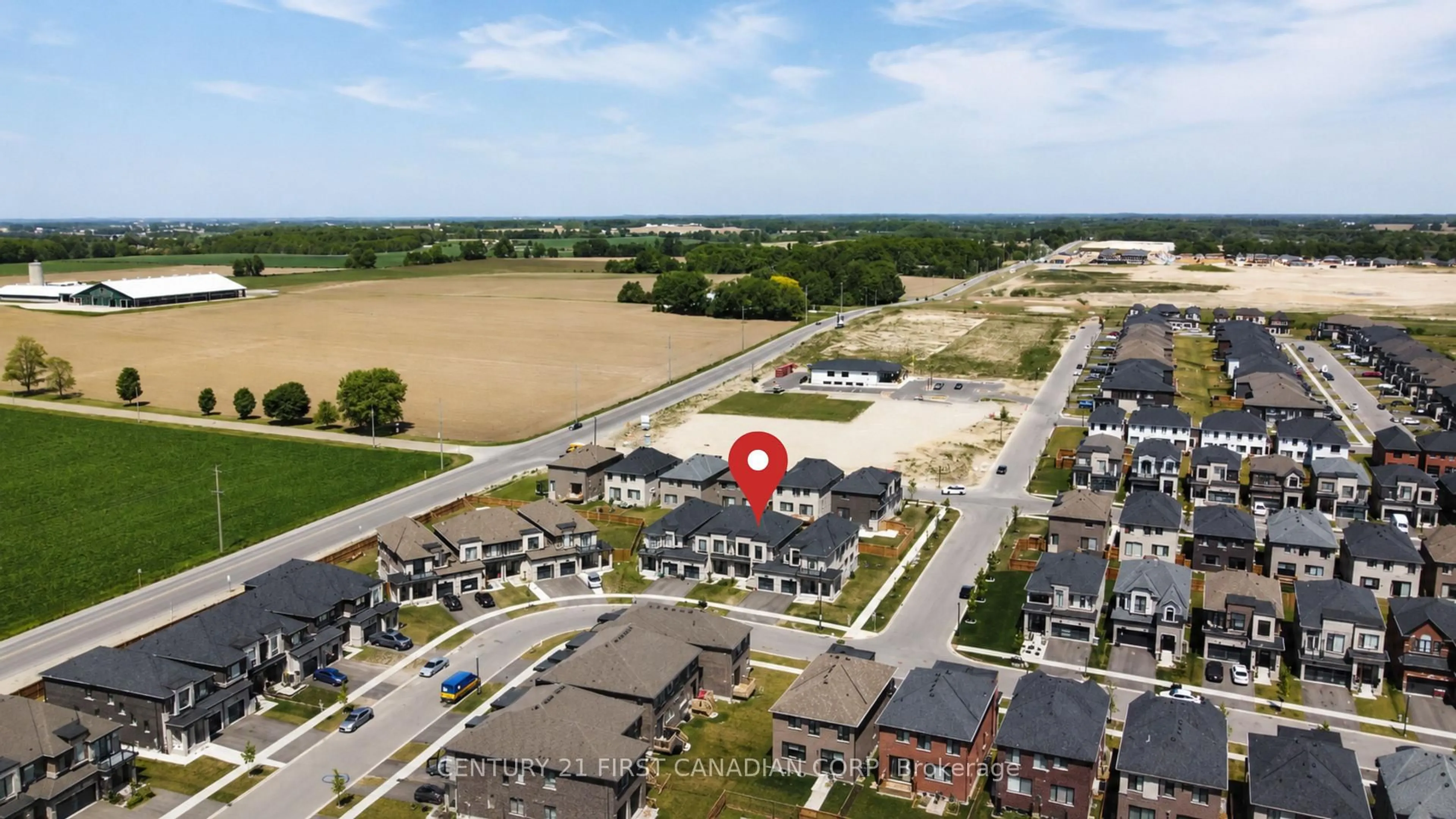 A pic from outside/outdoor area/front of a property/back of a property/a pic from drone, street for 844 Sobeski Ave, Woodstock Ontario N4T 0P2