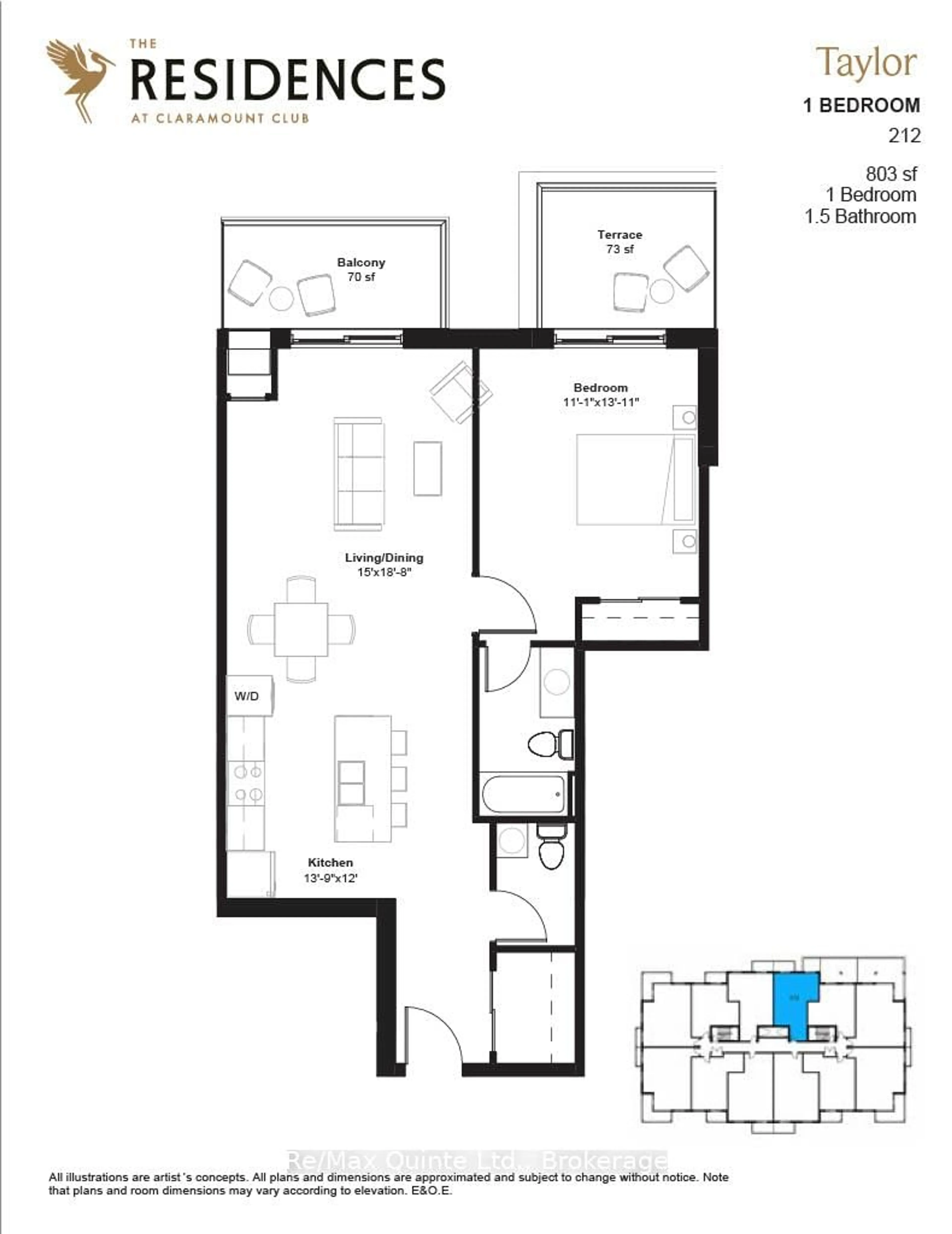 Floor plan for 12 Clara Dr #212, Prince Edward County Ontario K0K 2T0