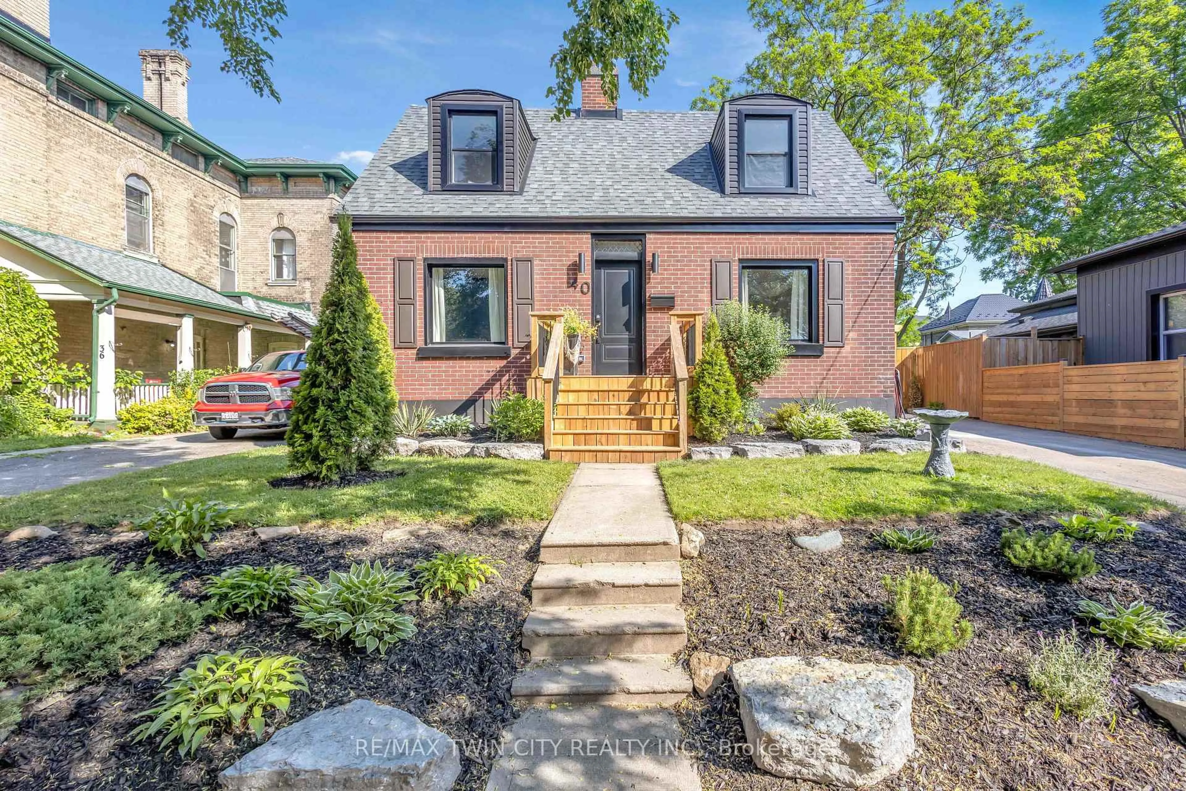 Home with brick exterior material, street for 40 Palace St, Brantford Ontario N3T 3W7