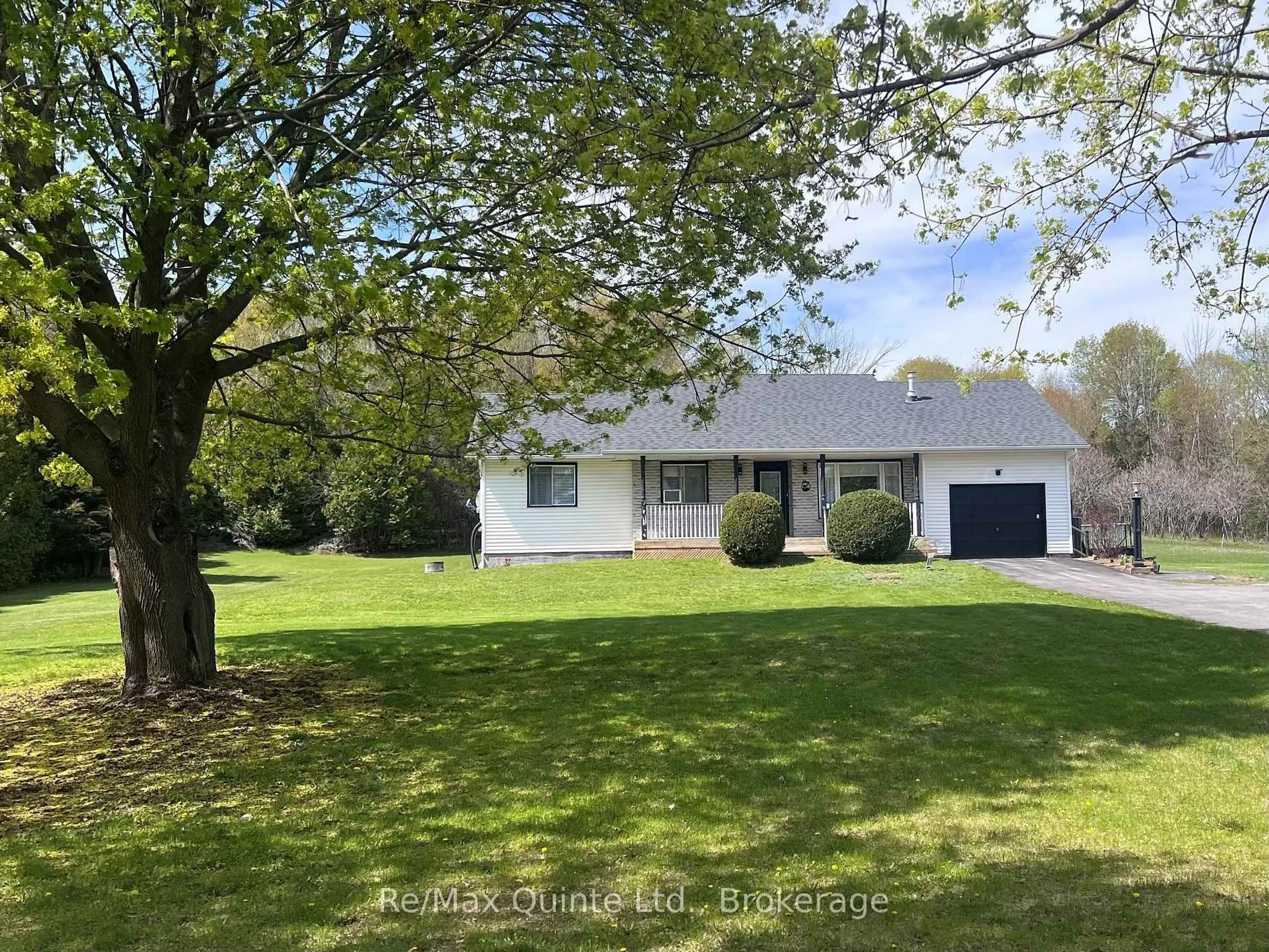 A pic from outside/outdoor area/front of a property/back of a property/a pic from drone, street for 14494 County Road 2, Cramahe Ontario K0K 1H0