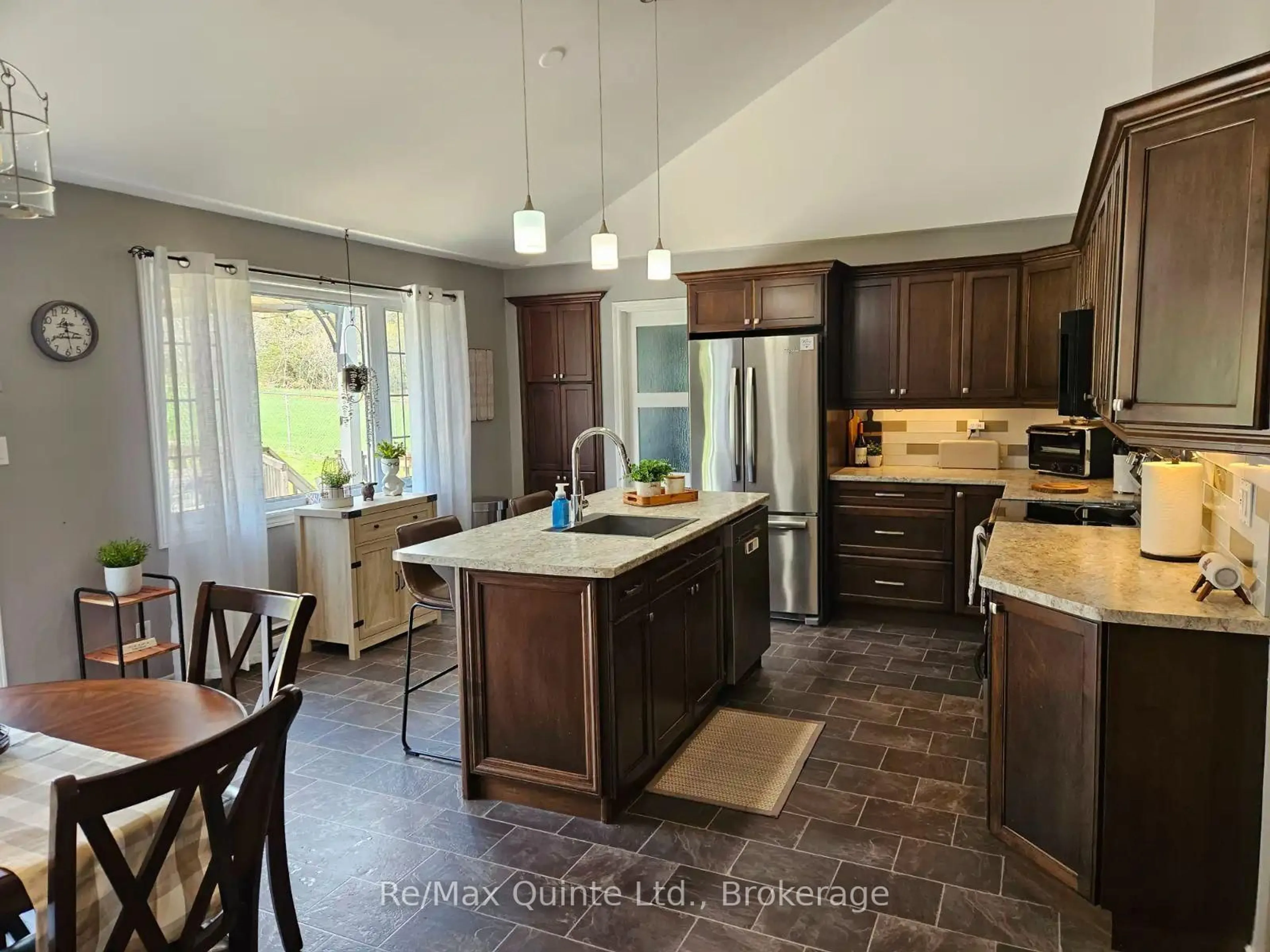 Open concept kitchen, ceramic/tile floor for 14494 County Road 2, Cramahe Ontario K0K 1H0