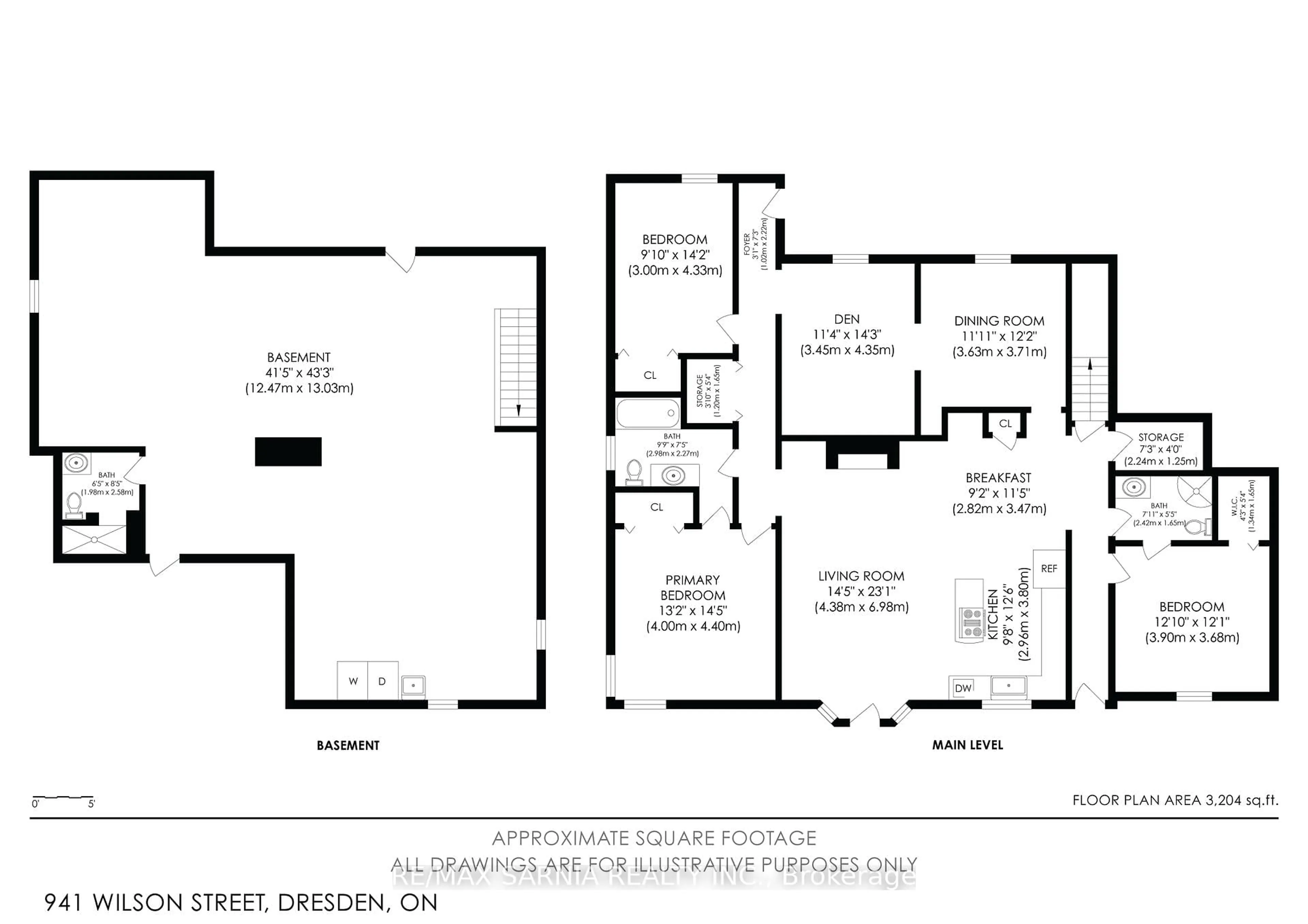Floor plan for 941 Wilson St, Chatham-Kent Ontario N0P 1M0