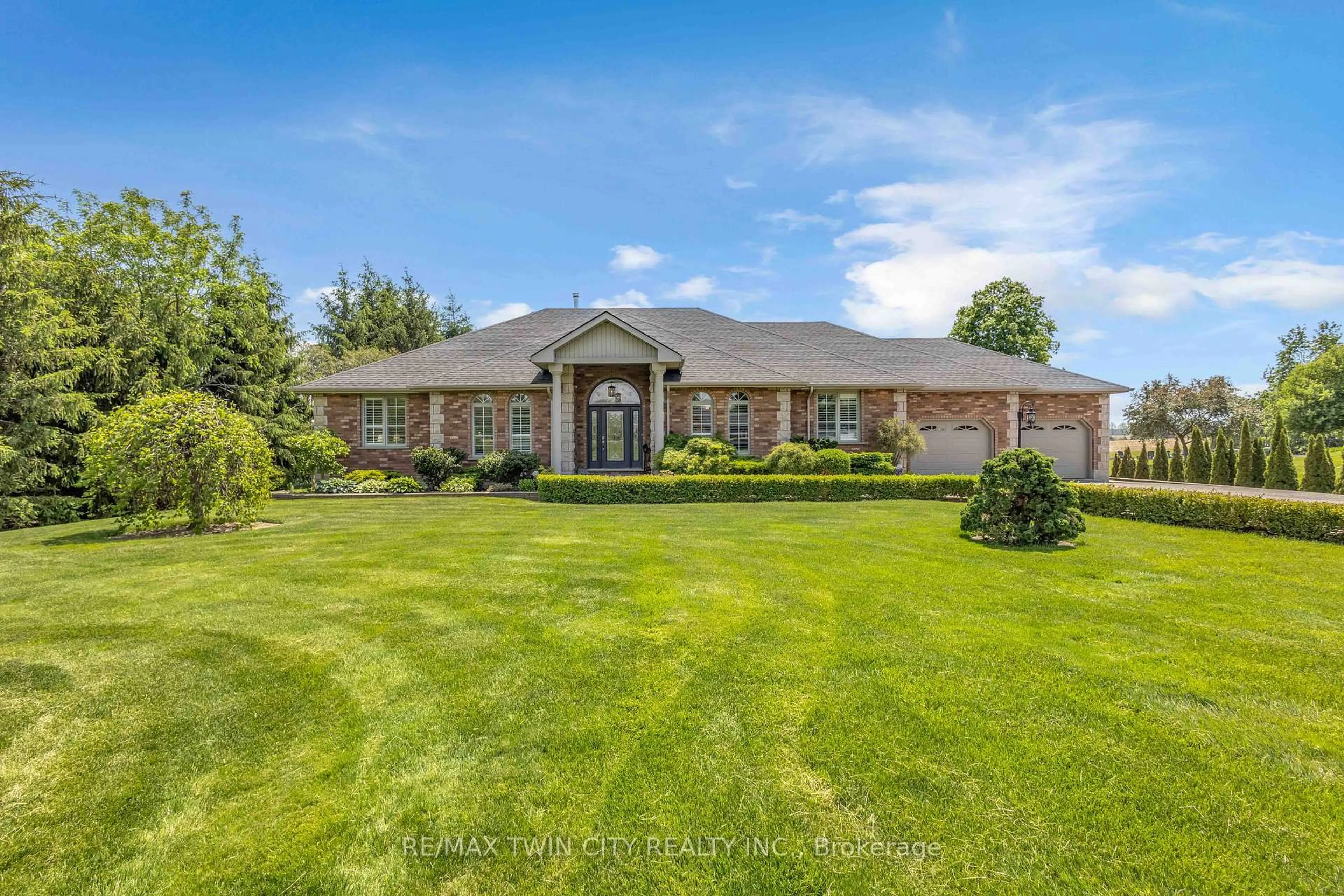 A pic from outside/outdoor area/front of a property/back of a property/a pic from drone, unknown for 302 German School Rd, Brant Ontario N3L 3E1