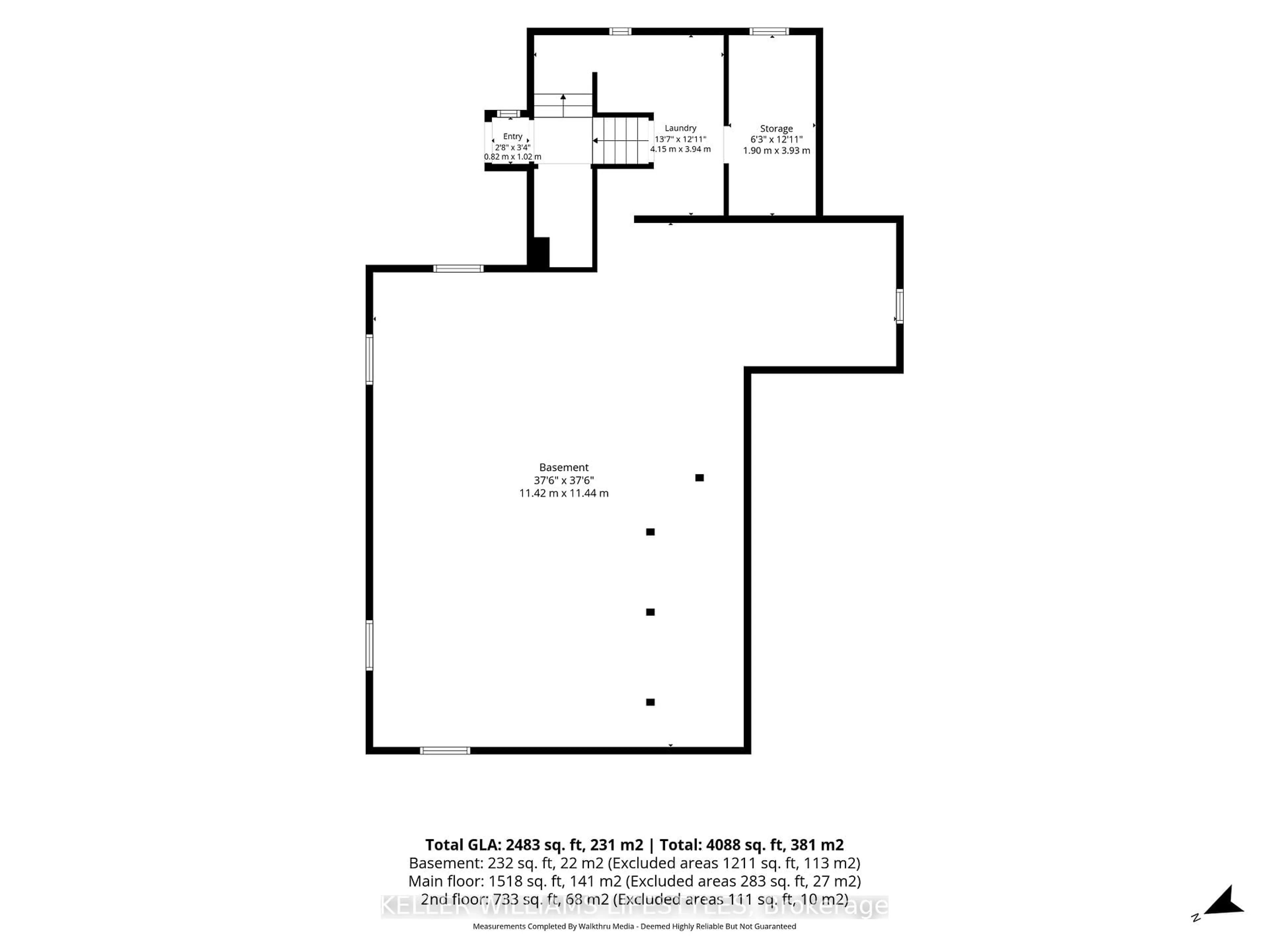 Floor plan for 93 Sarah St, Lambton Shores Ontario N0M 2N0