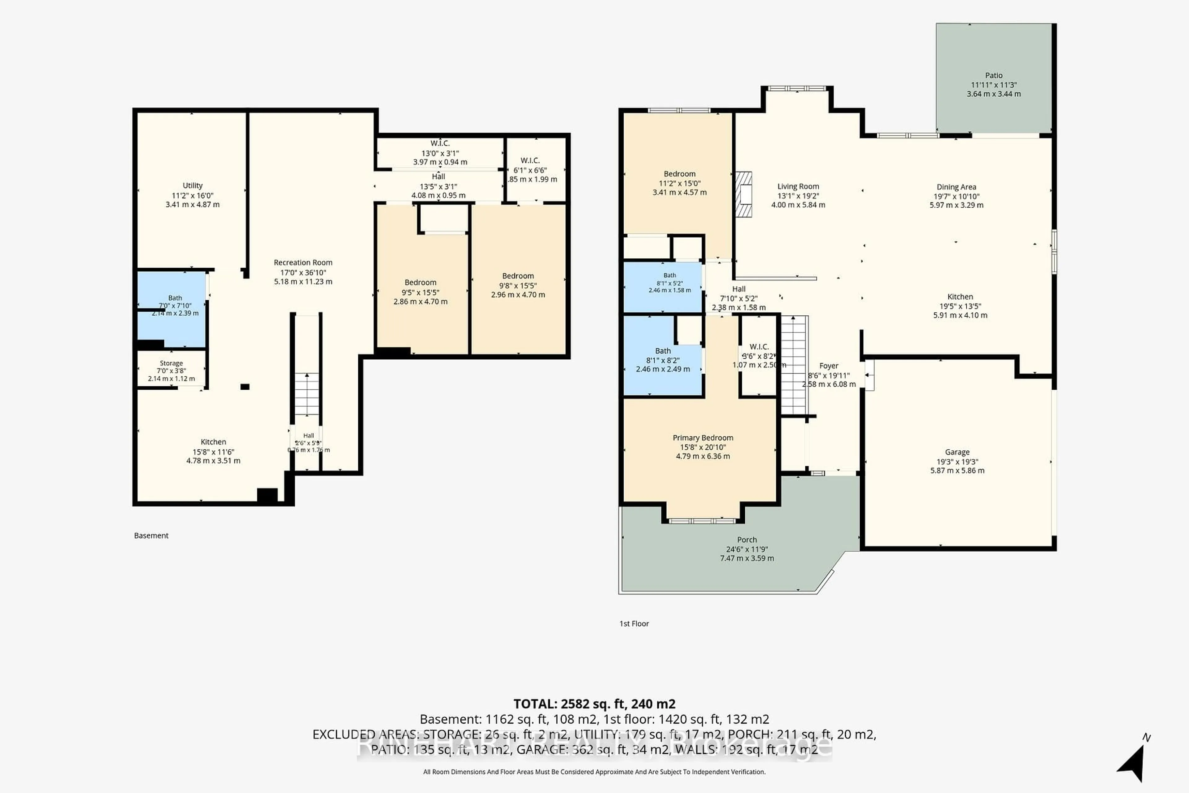 Floor plan for 1500 Richmond St #107, London North Ontario N6G 4V1