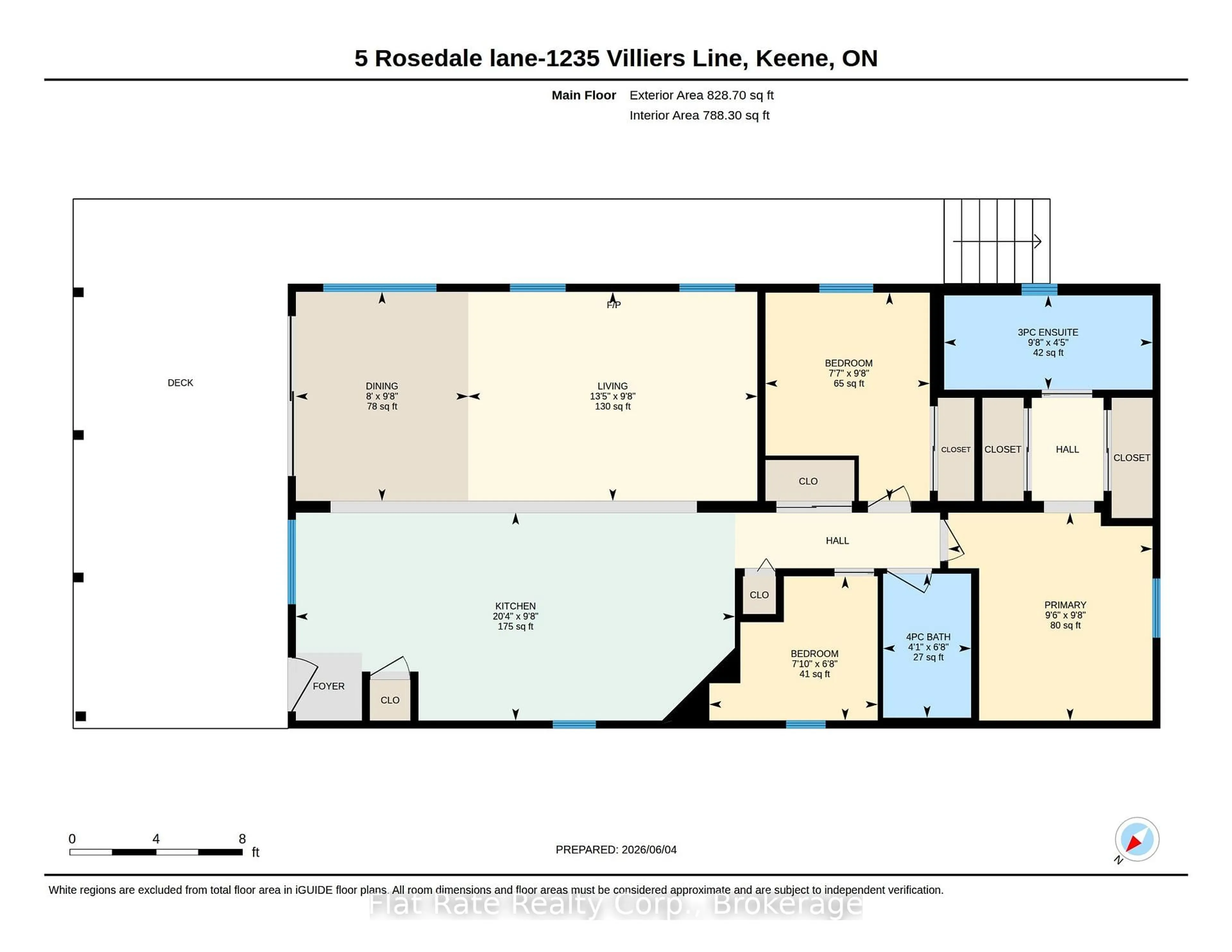 Floor plan for 1235 Villiers Line #ROSEDALE LANE #5, Otonabee-South Monaghan Ontario K0L 2G0
