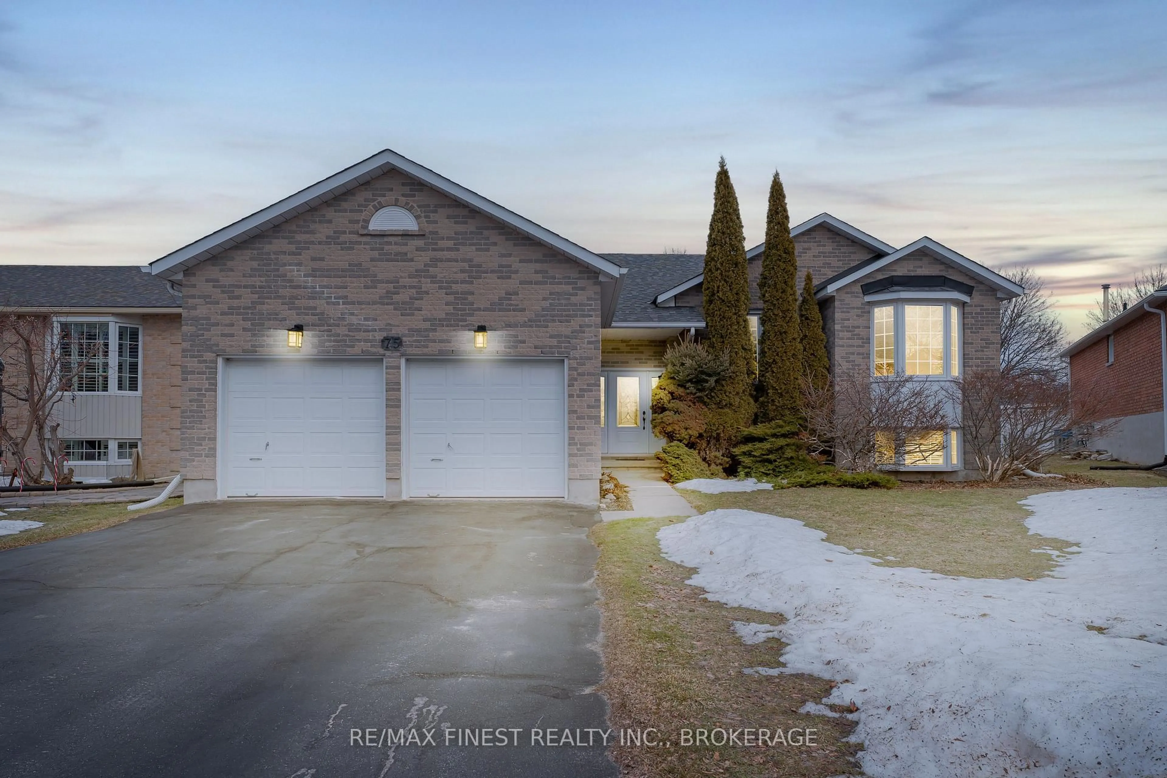 A pic from outside/outdoor area/front of a property/back of a property/a pic from drone, street for 75 Barker Dr, Kingston Ontario K7K 6X6