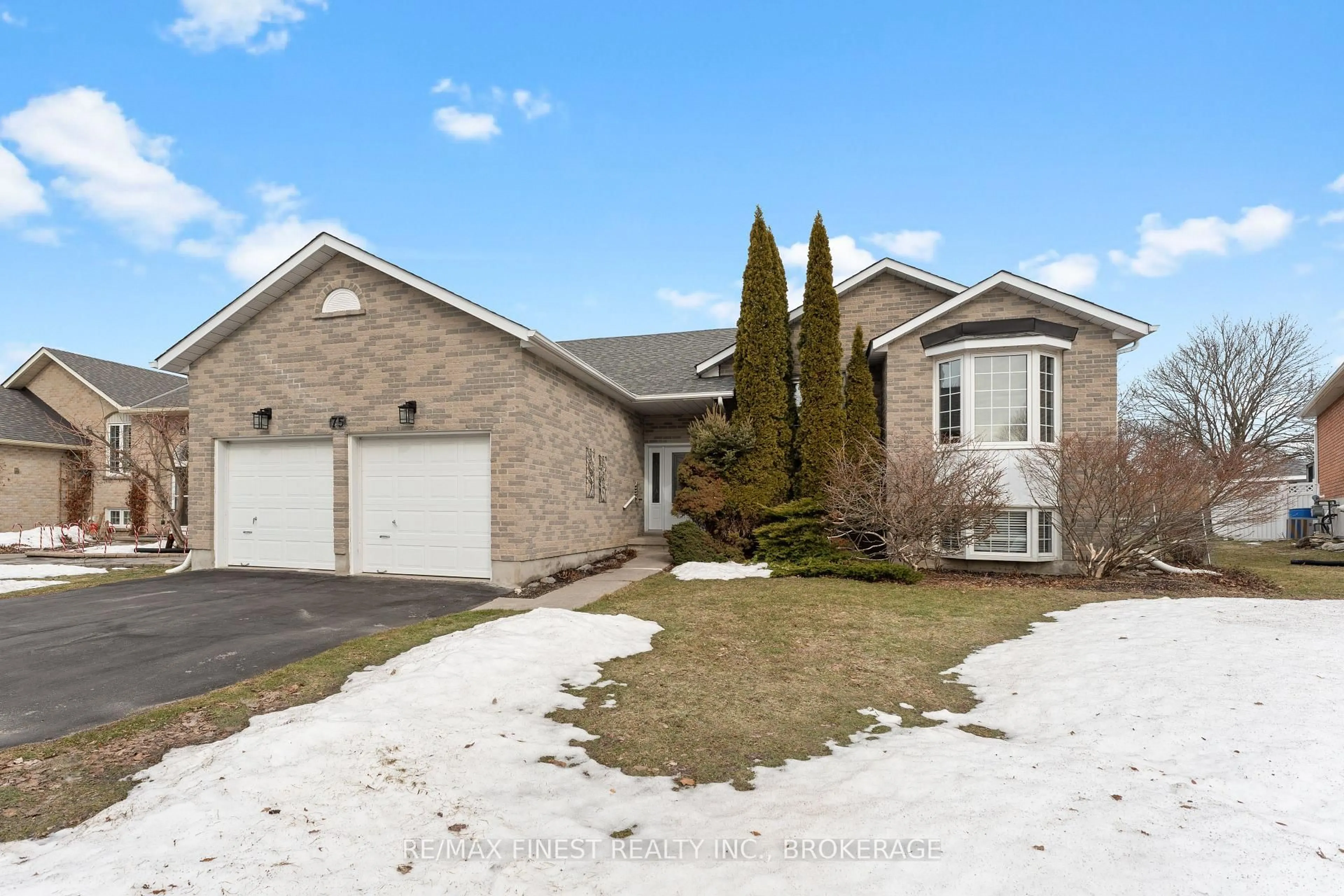 Home with brick exterior material, street for 75 Barker Dr, Kingston Ontario K7K 6X6