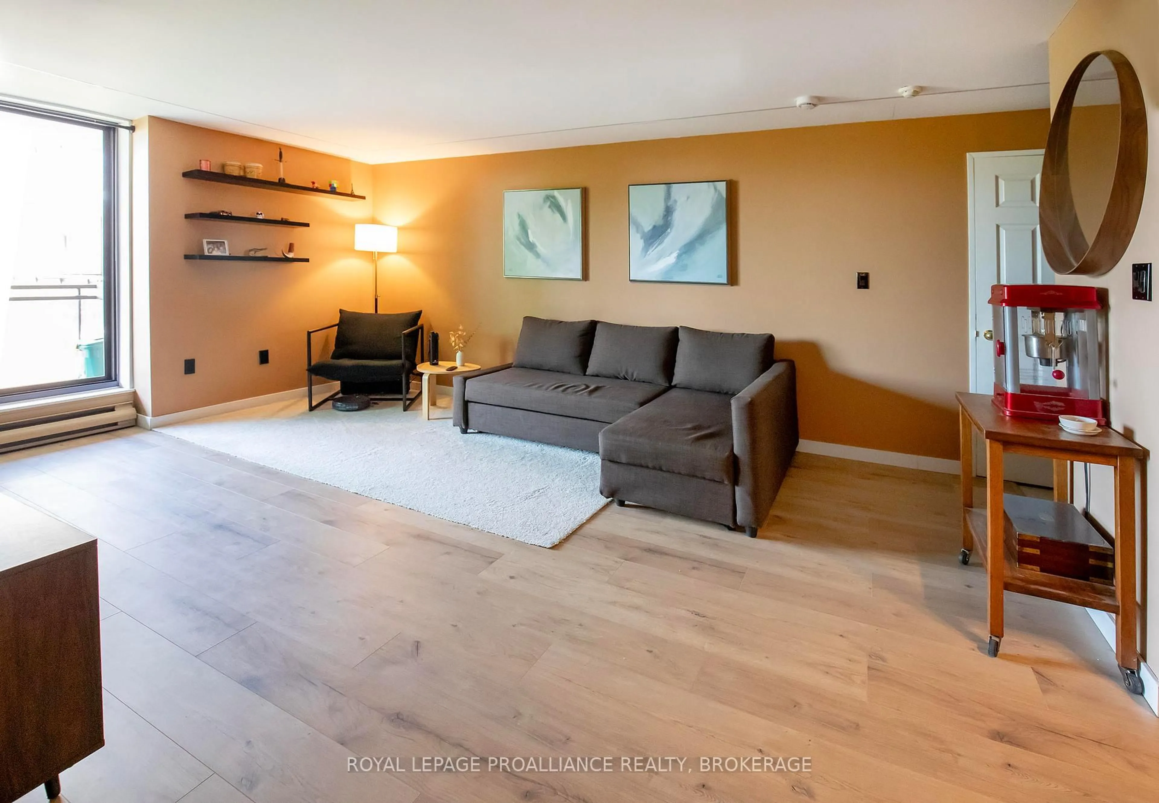 Living room with furniture, unknown for 120 Barrett Crt #411, Kingston Ontario K7L 5H6