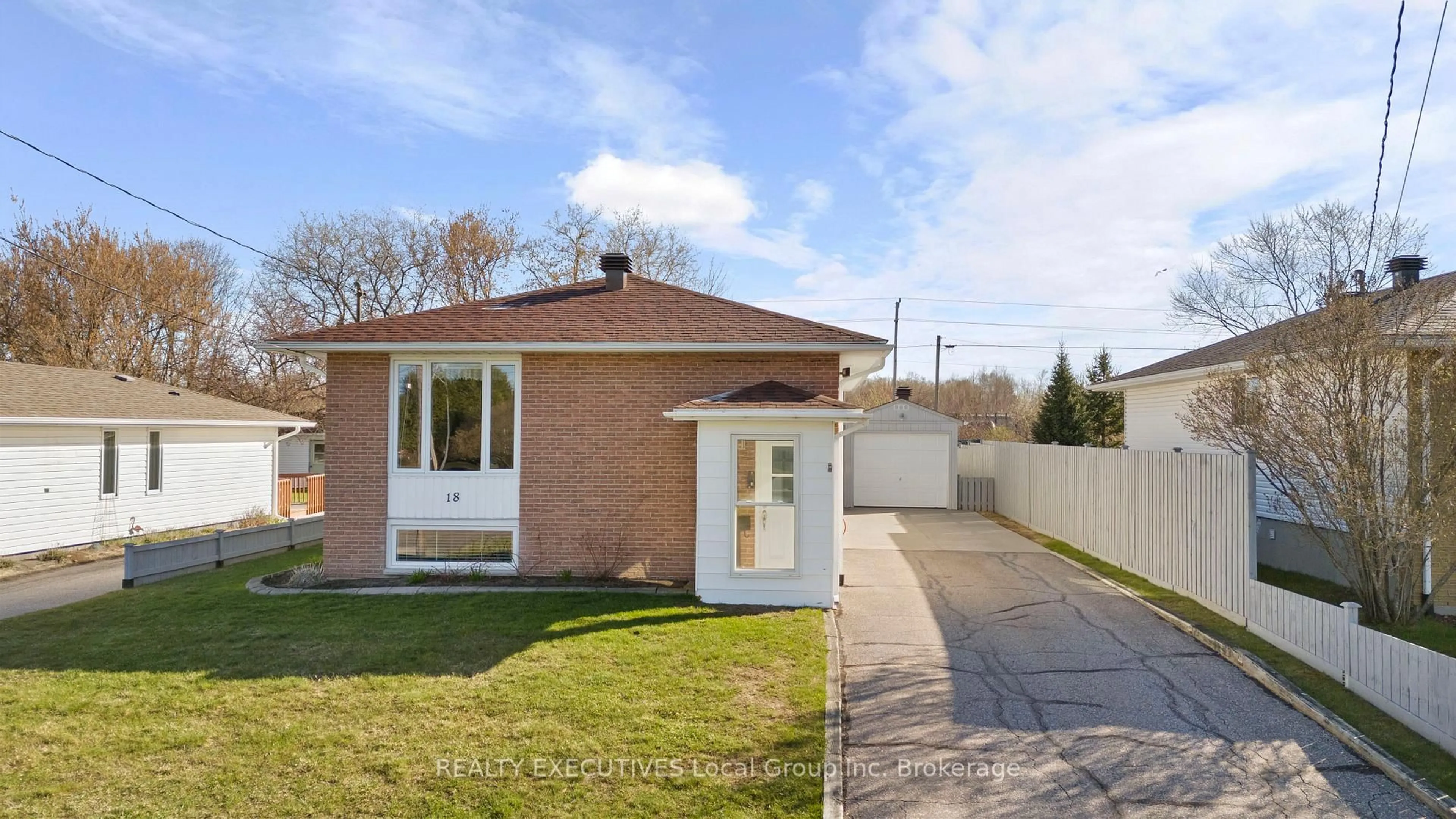 Home with brick exterior material, street for 18 VAN HORNE Cres, North Bay Ontario P1A 3L3