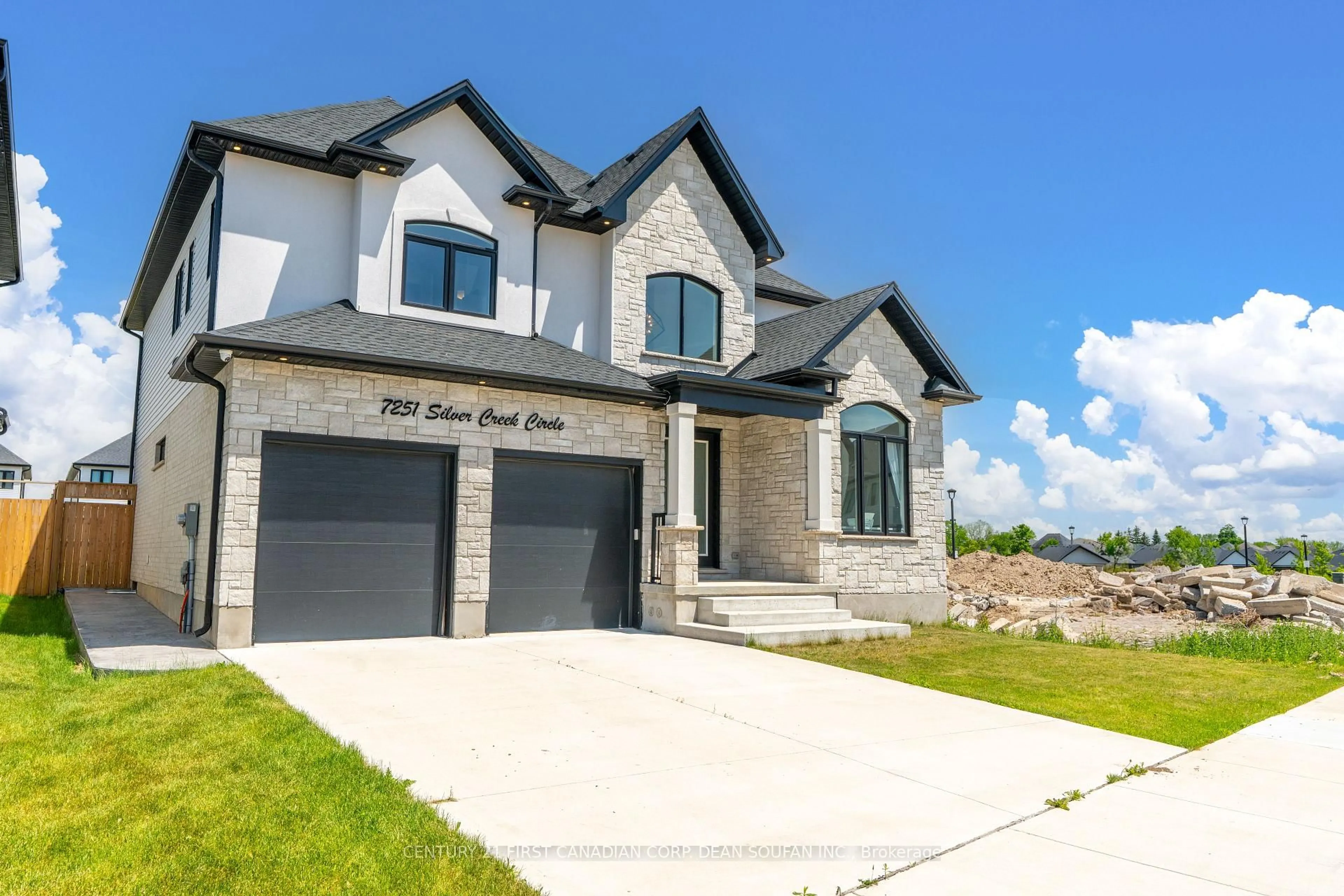 Home with brick exterior material, street for 7251 Silver Creek Circ, London South Ontario N6P 0G9