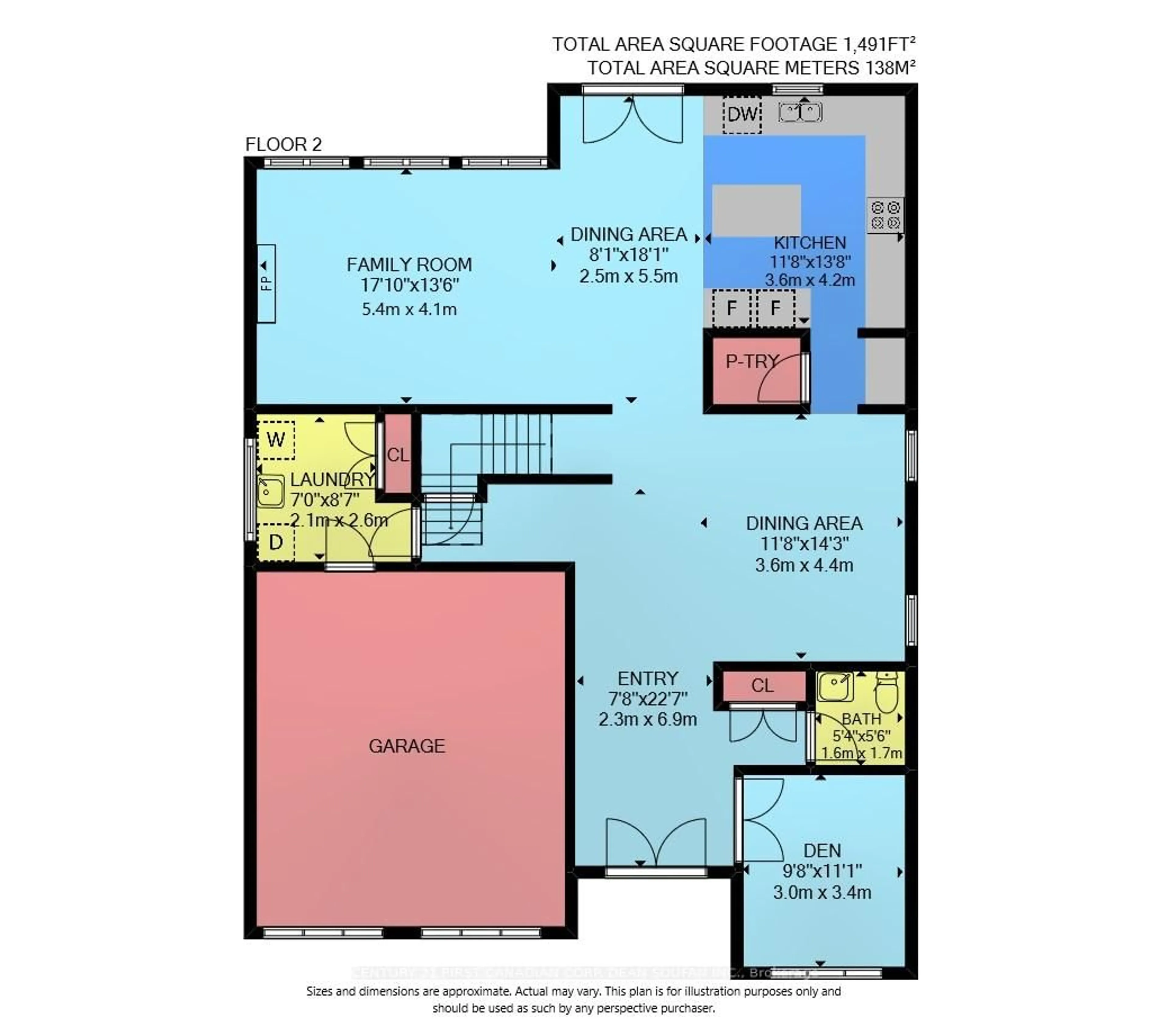Floor plan for 7251 Silver Creek Circ, London South Ontario N6P 0G9