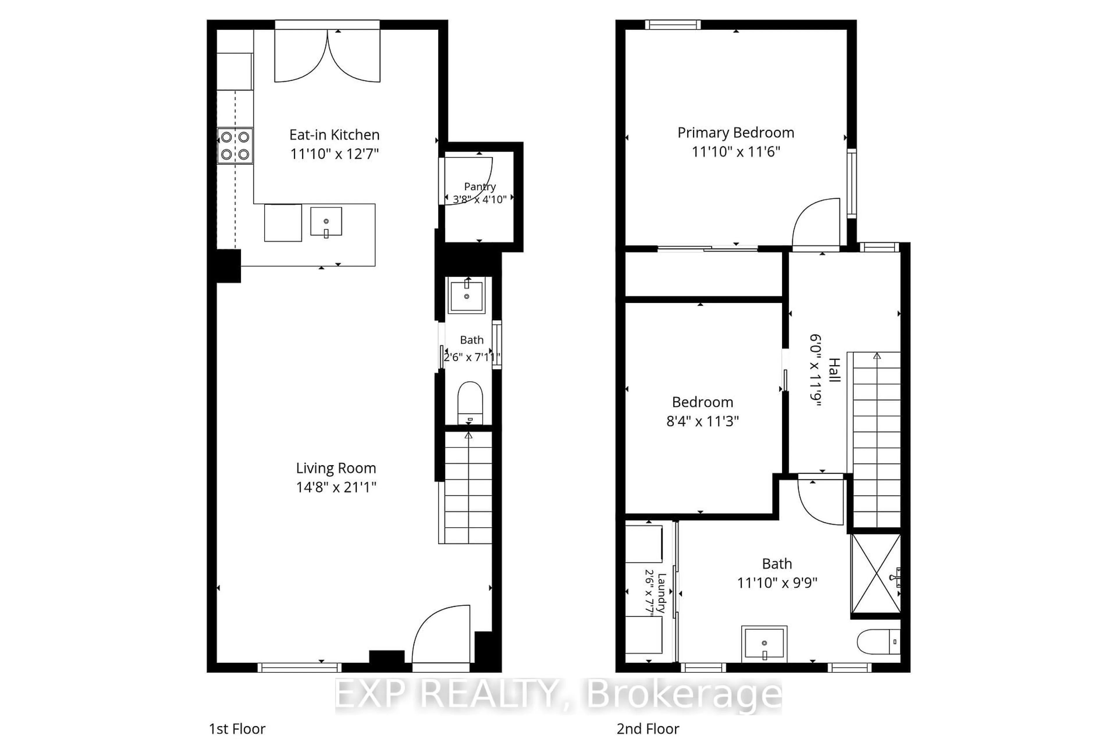 Floor plan for 323 Montfort St, Ottawa Ontario K1L 5N5
