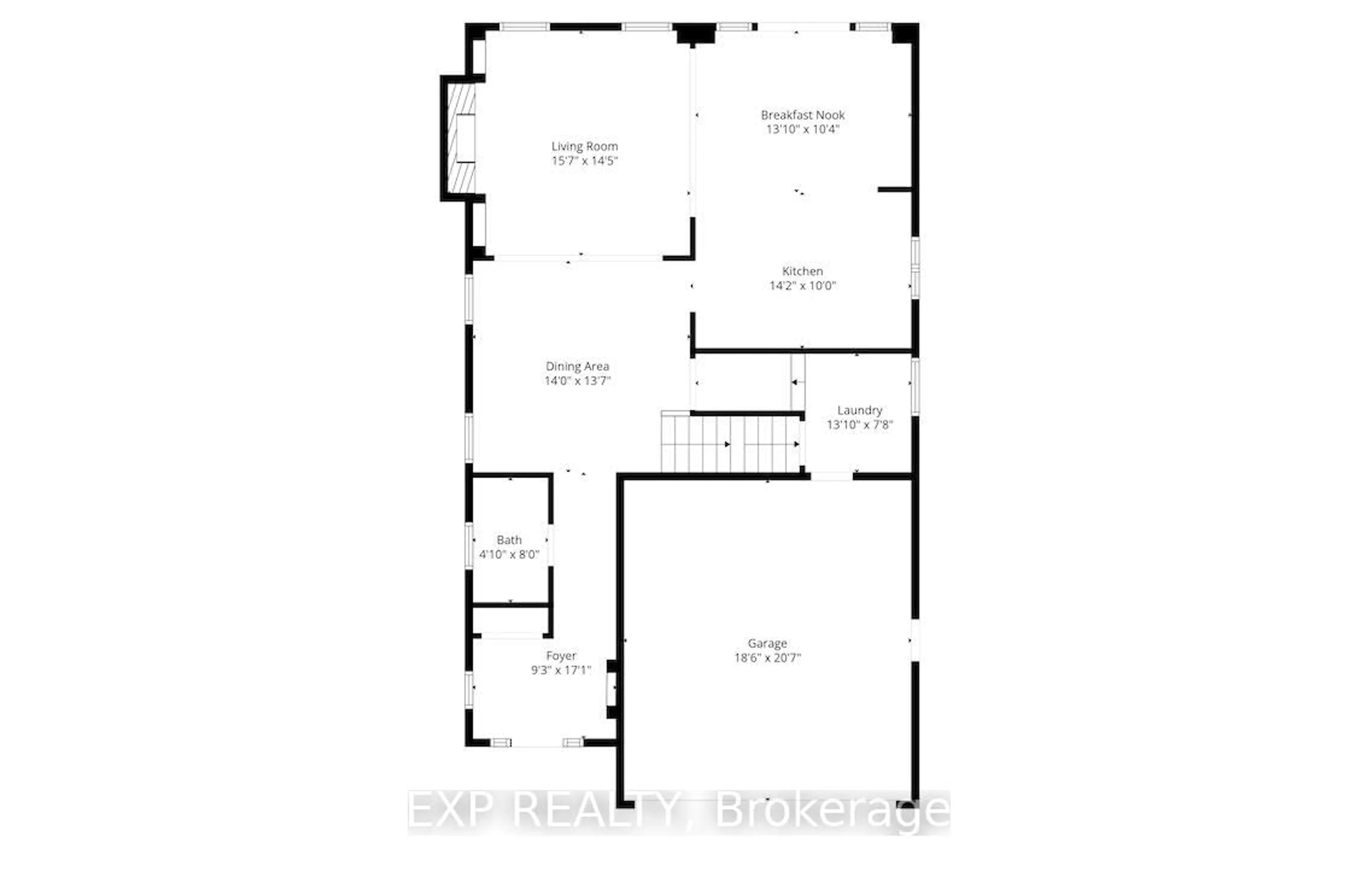 Floor plan for 239 Buttonbush St, Waterloo Ontario N2V 0B4