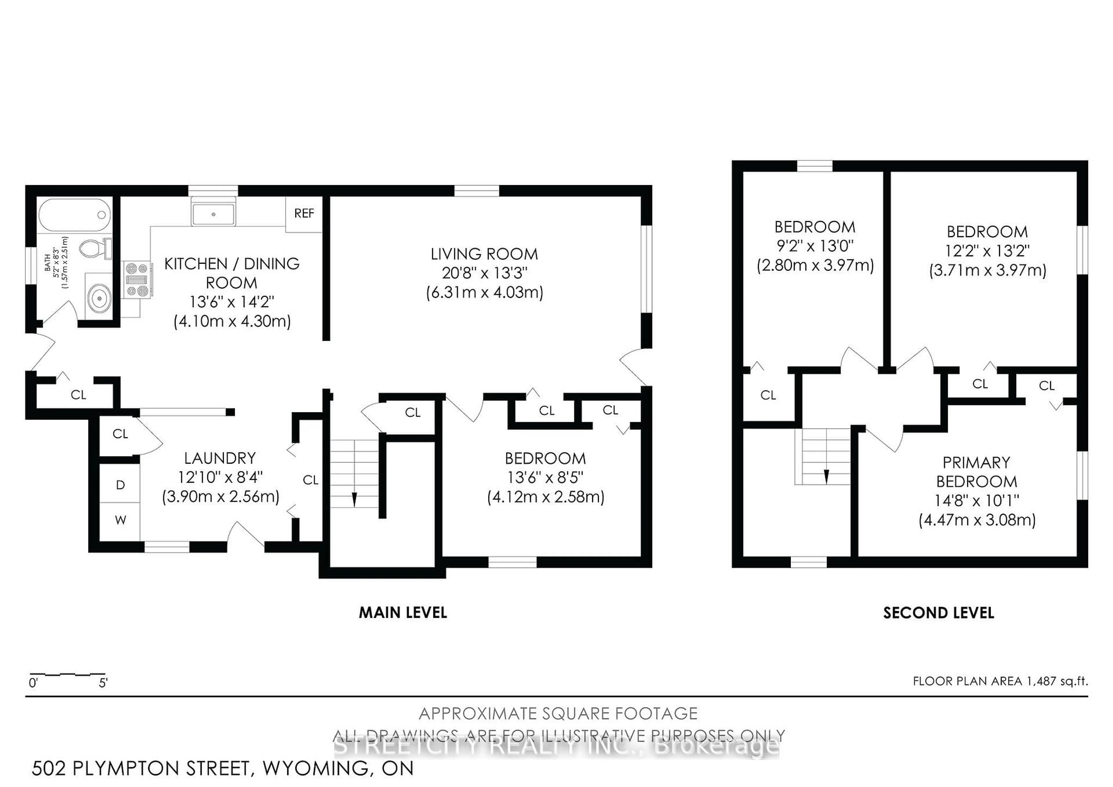 Floor plan for 502 Plympton St, Plympton-Wyoming Ontario N0N 1T0