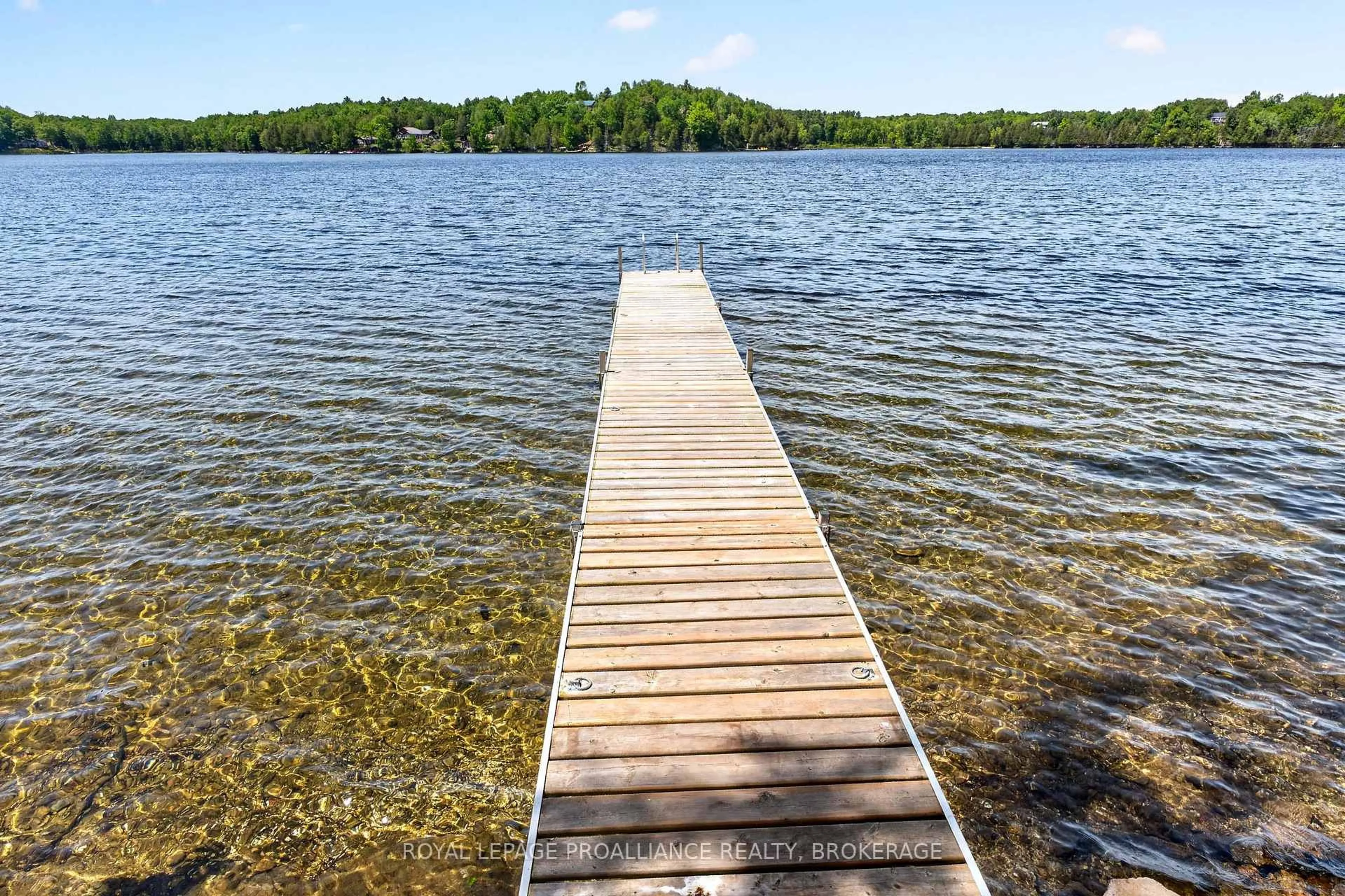 Patio, water/lake/river/ocean view for 58 Lower Lake Lane, Godfrey Ontario K0H 1T0