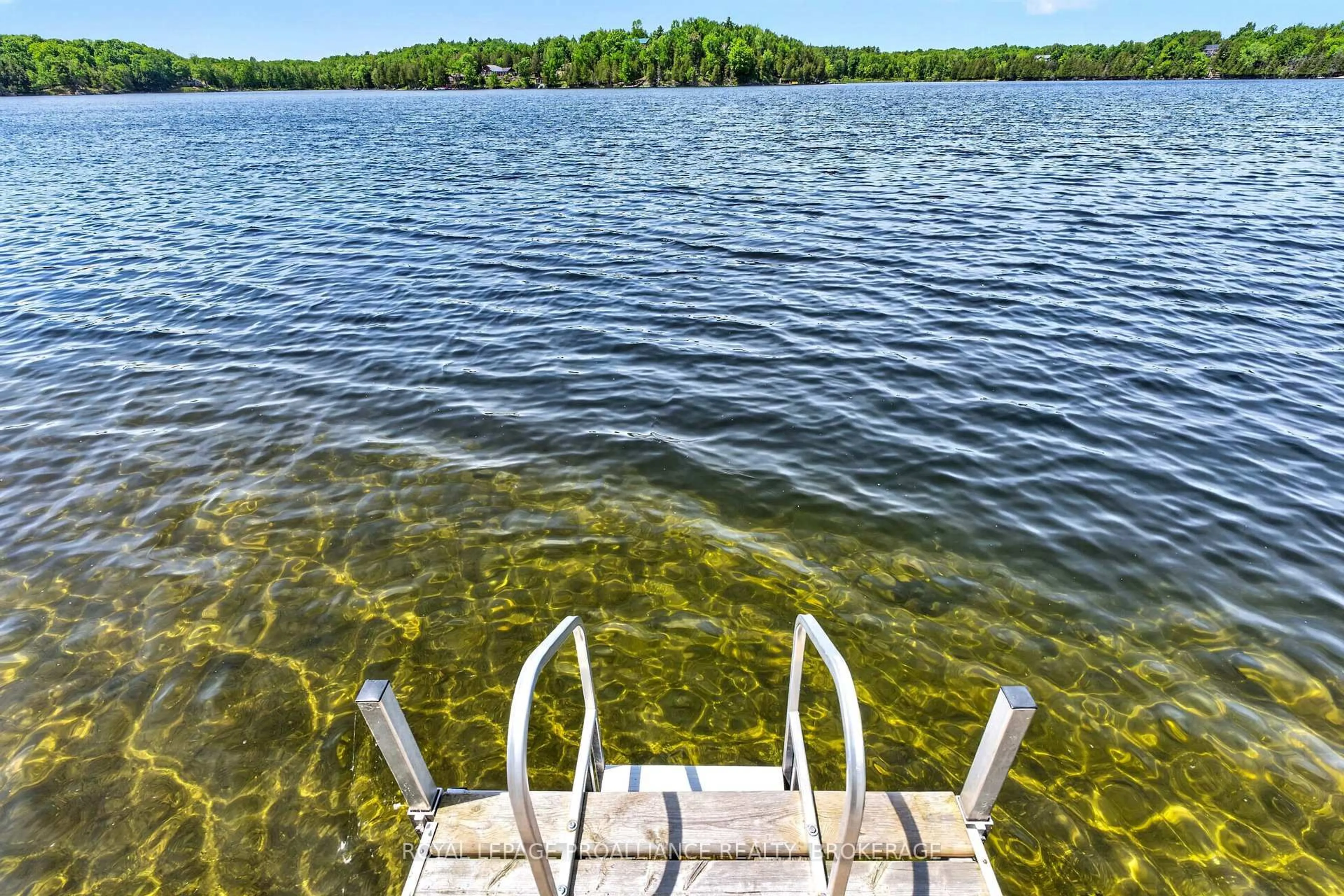 Patio, water/lake/river/ocean view for 58 Lower Lake Lane, Godfrey Ontario K0H 1T0
