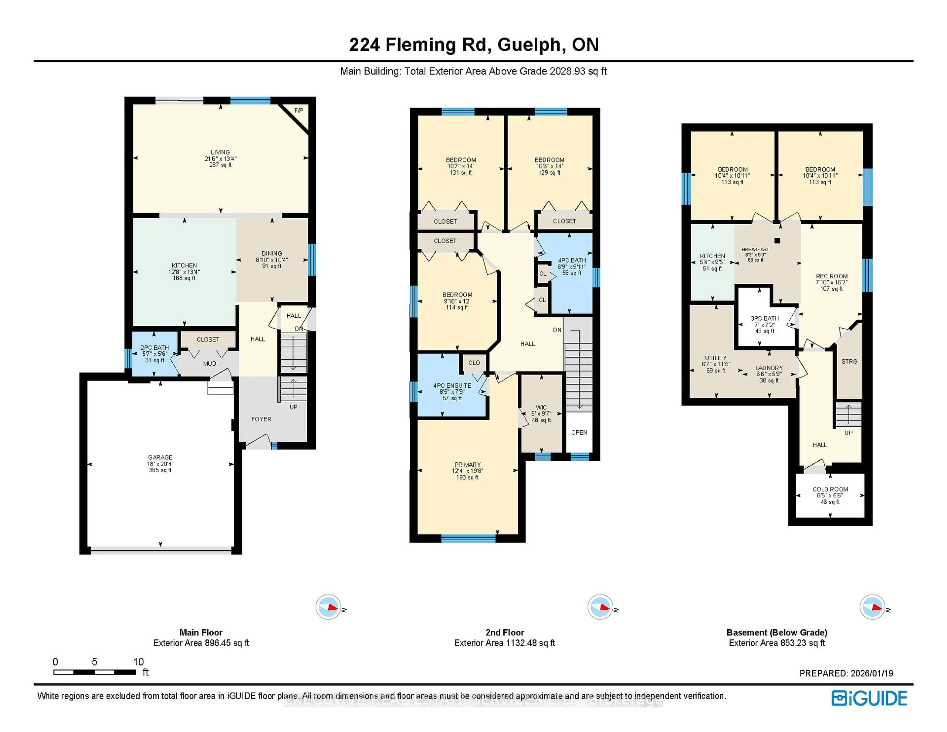 Floor plan for 224 Fleming Rd, Guelph Ontario N1E 0K7