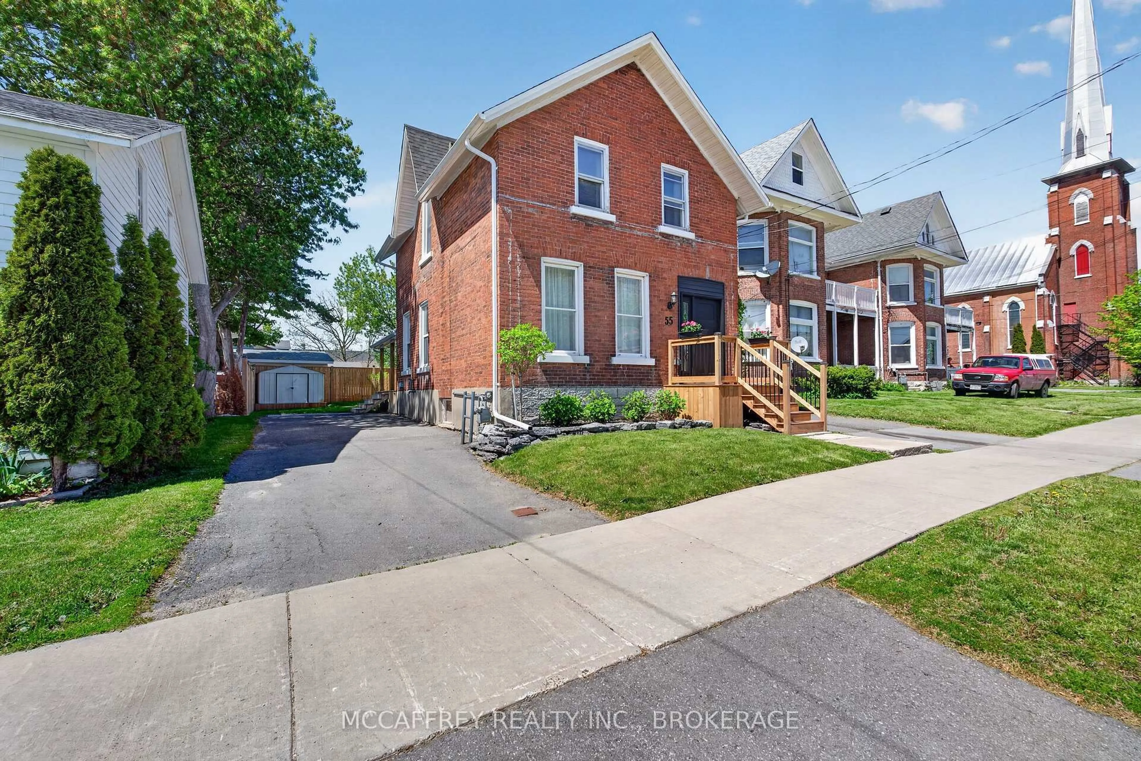 Home with brick exterior material, street for 55 Bridge St, Greater Napanee Ontario K7R 2C4